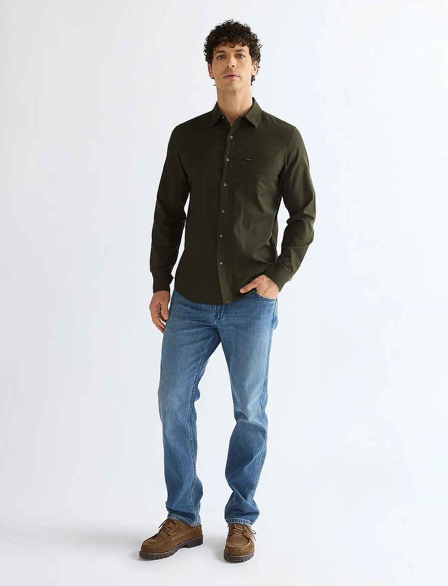 Wrangler - 1 PKT SHIRT - vabaajasärgid - rosin - 3