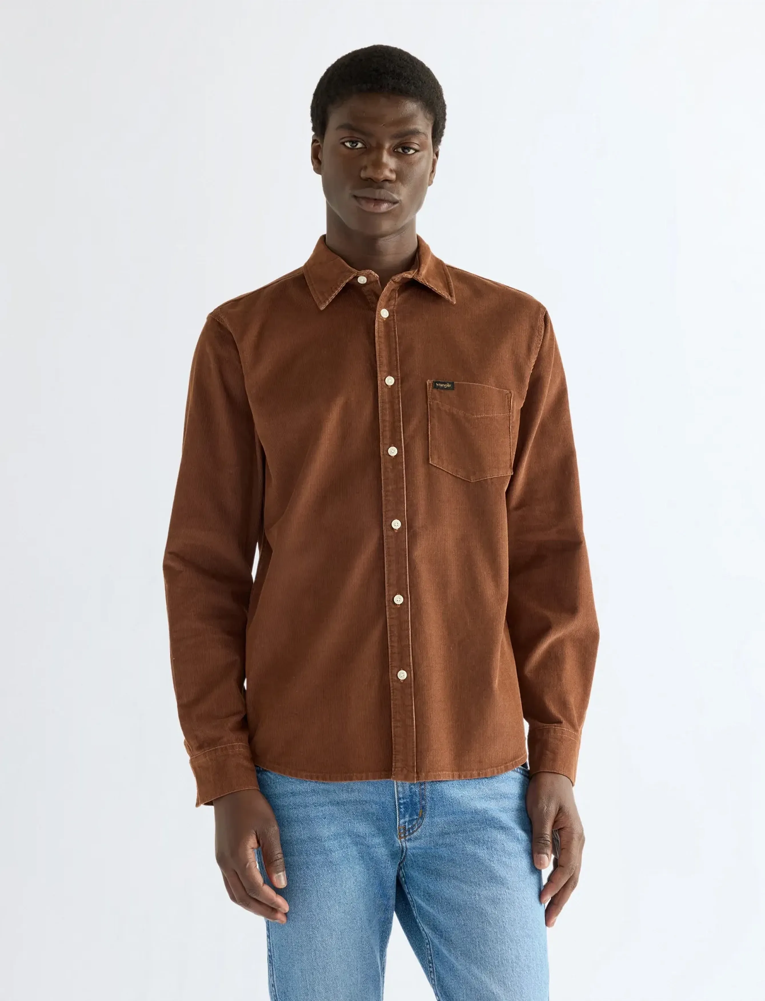 Wrangler - 1 PKT SHIRT - sügisene kokkuhoid - soft silt - 0