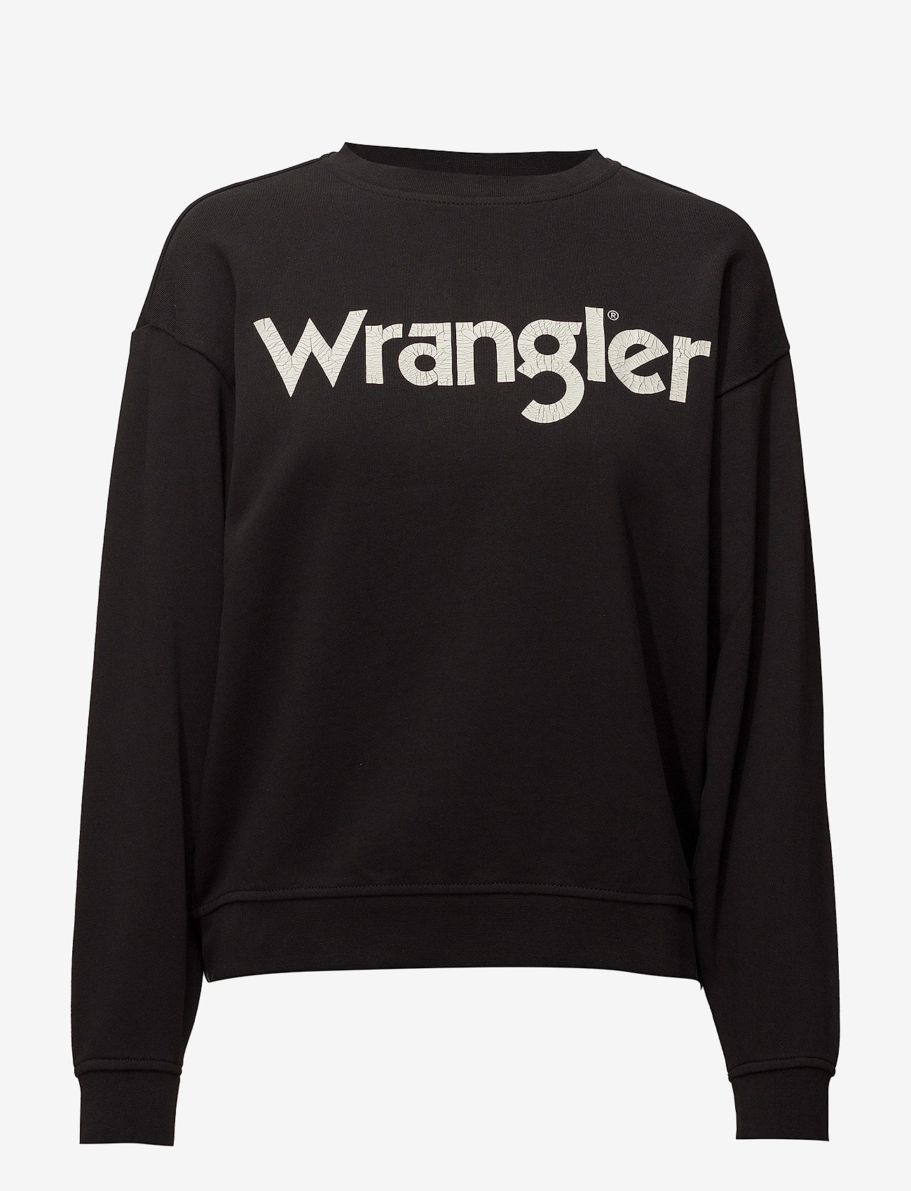Wrangler - LOGO SWEAT SHIRT - faded black - 0