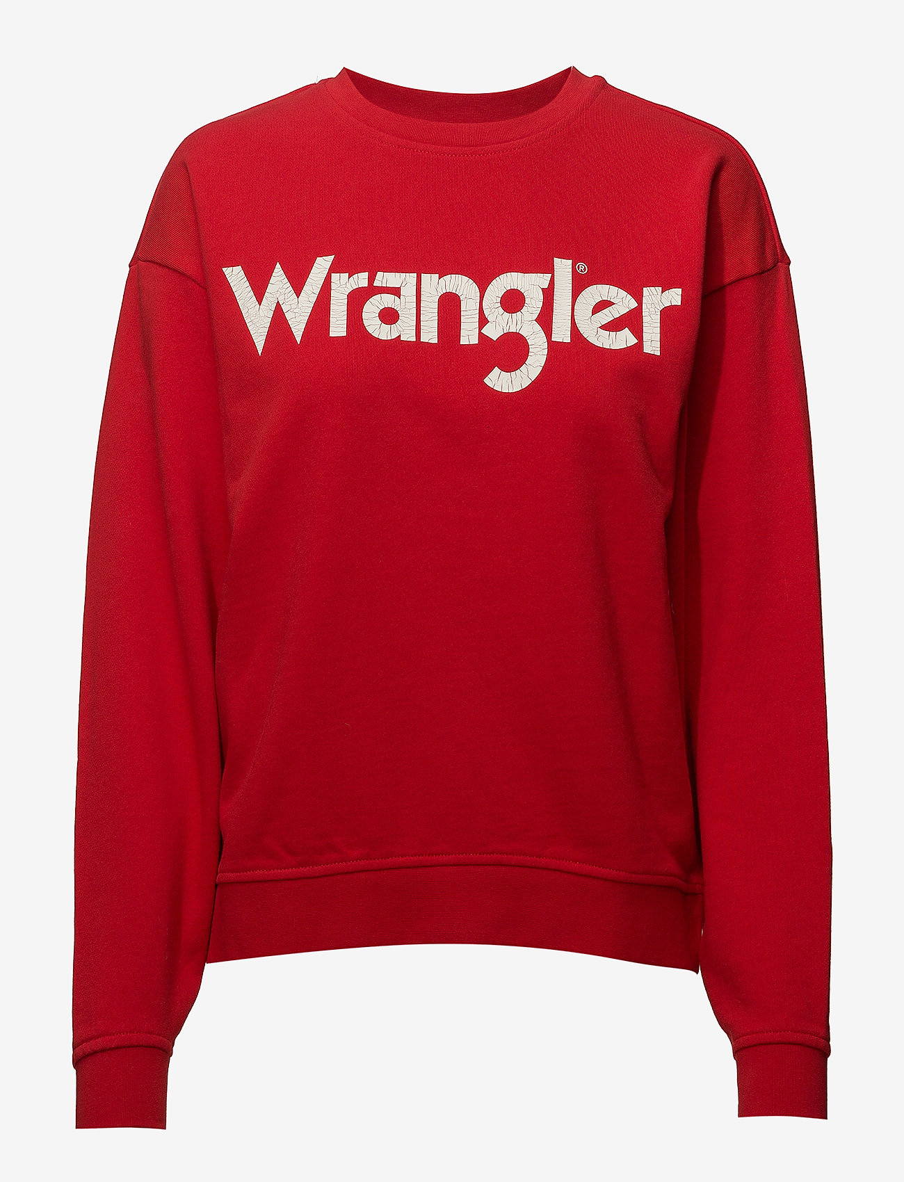 Wrangler - LOGO SWEAT SHIRT - formula red - 0