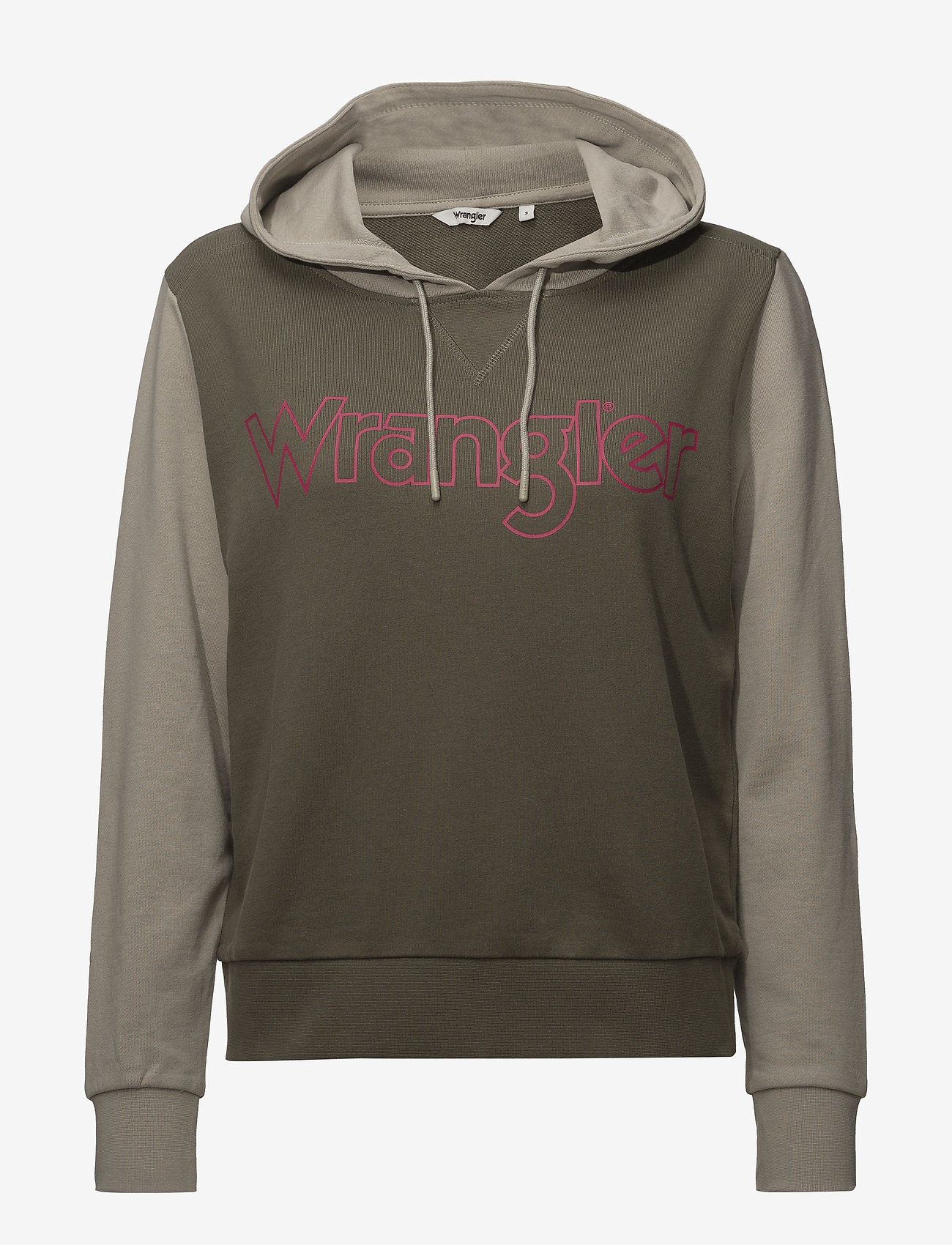 Wrangler - KABEL HOODIE - dusty olive - 0