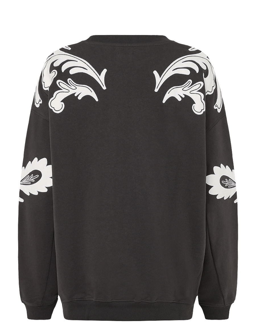 Wrangler - APPLIQUE SWEATSHIRT - sweatshirts - faded black - 2