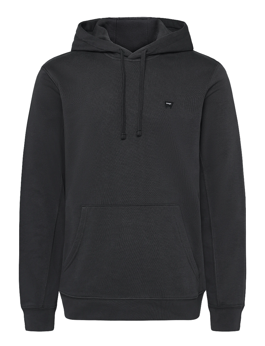 Wrangler - SIGN OFF HOODIE - kapuzenpullover - faded black - 1