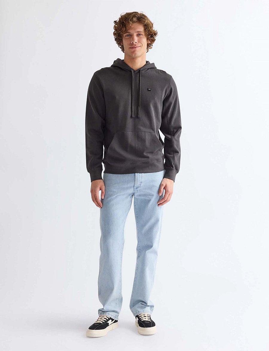 Wrangler - SIGN OFF HOODIE - kapuzenpullover - faded black - 3