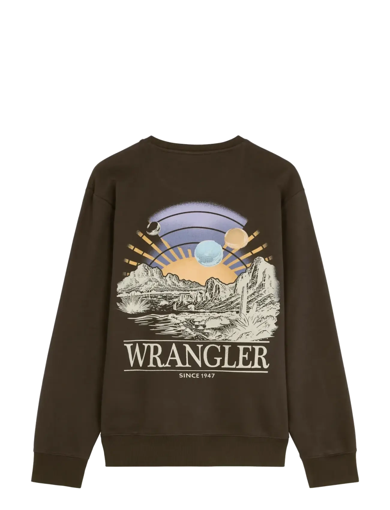 Wrangler - GRAPHIC CREW - sügisene kokkuhoid - chocolate torte - 2