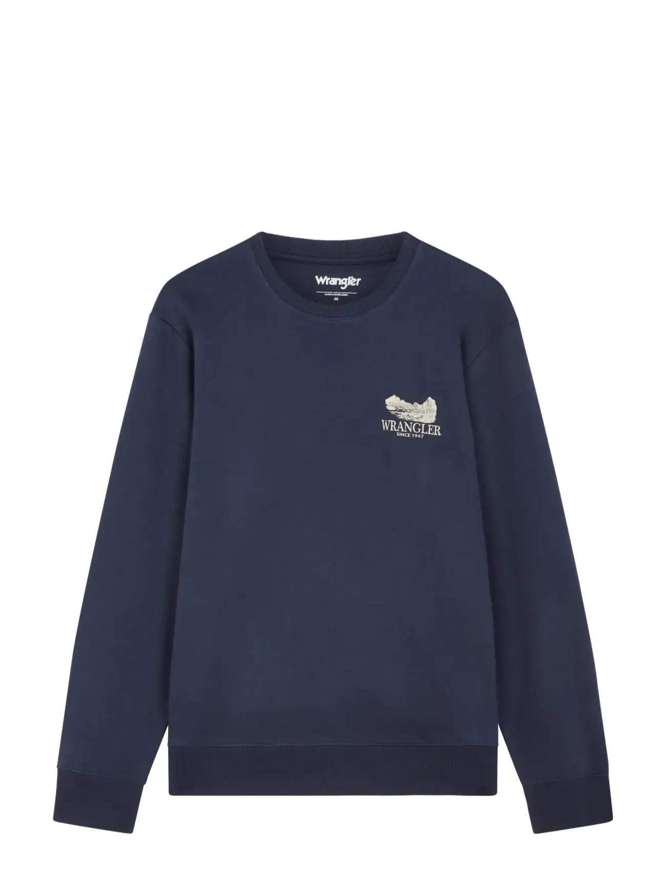 Wrangler GRAPHIC CREW - Dressipluusid ja kapuutsiga dressipluusid - NAVY / navy