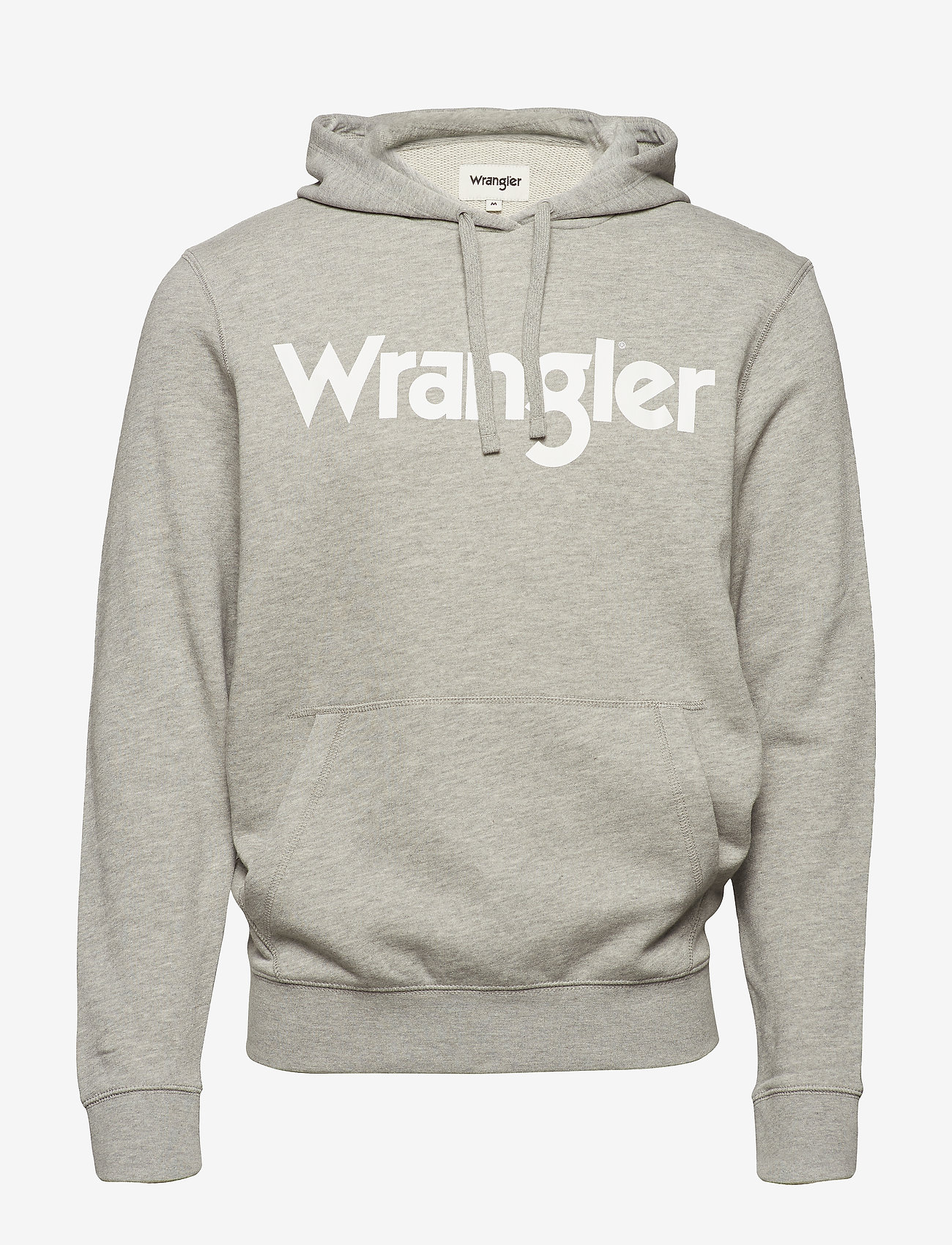 Wrangler - LOGO HOODIE - mid grey mel - 0