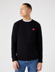 Wrangler - SIGN OFF CREW - sweatshirts - black - 2