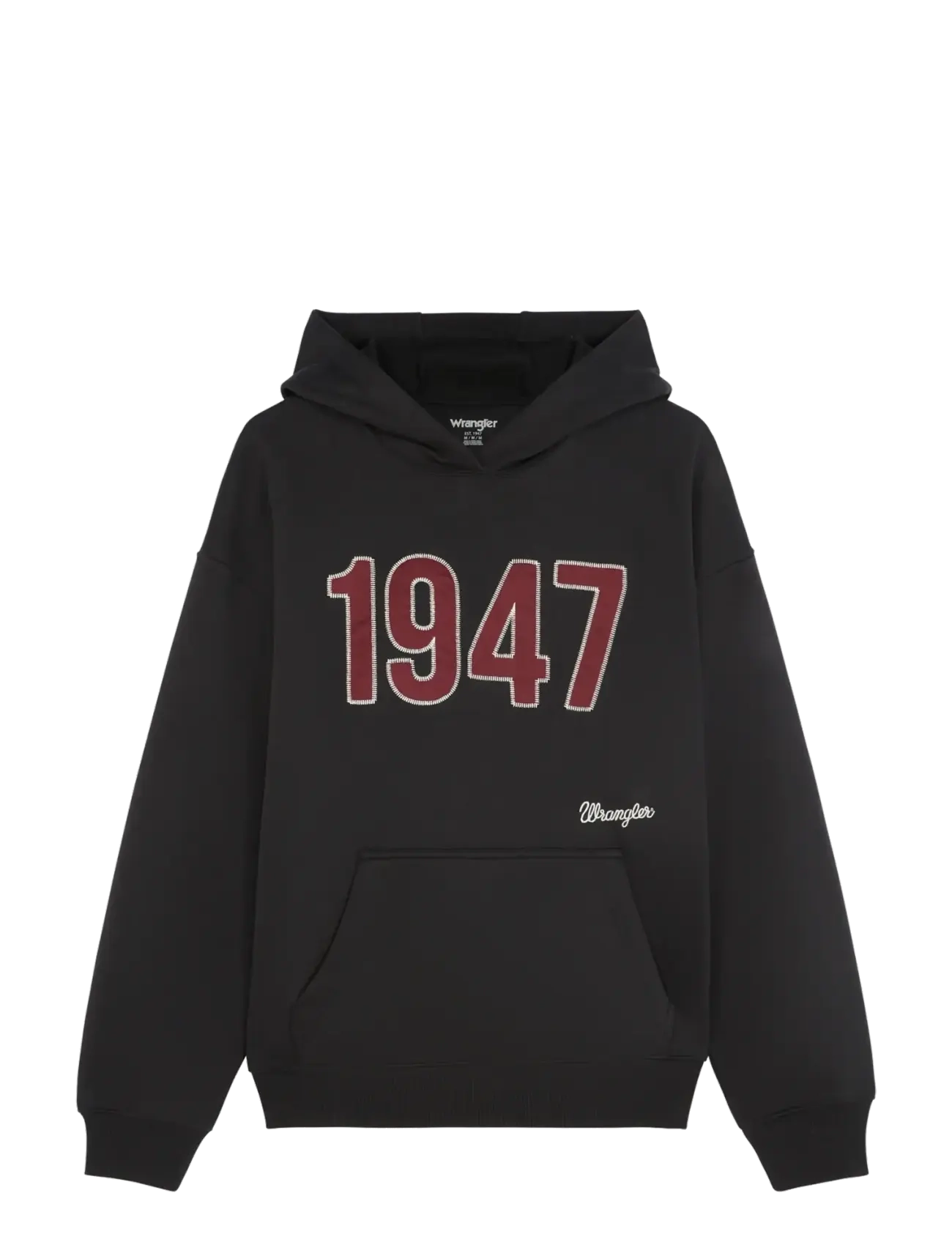 Wrangler - GRAPHIC HOODIE - hættetrøjer - black beauty - 1