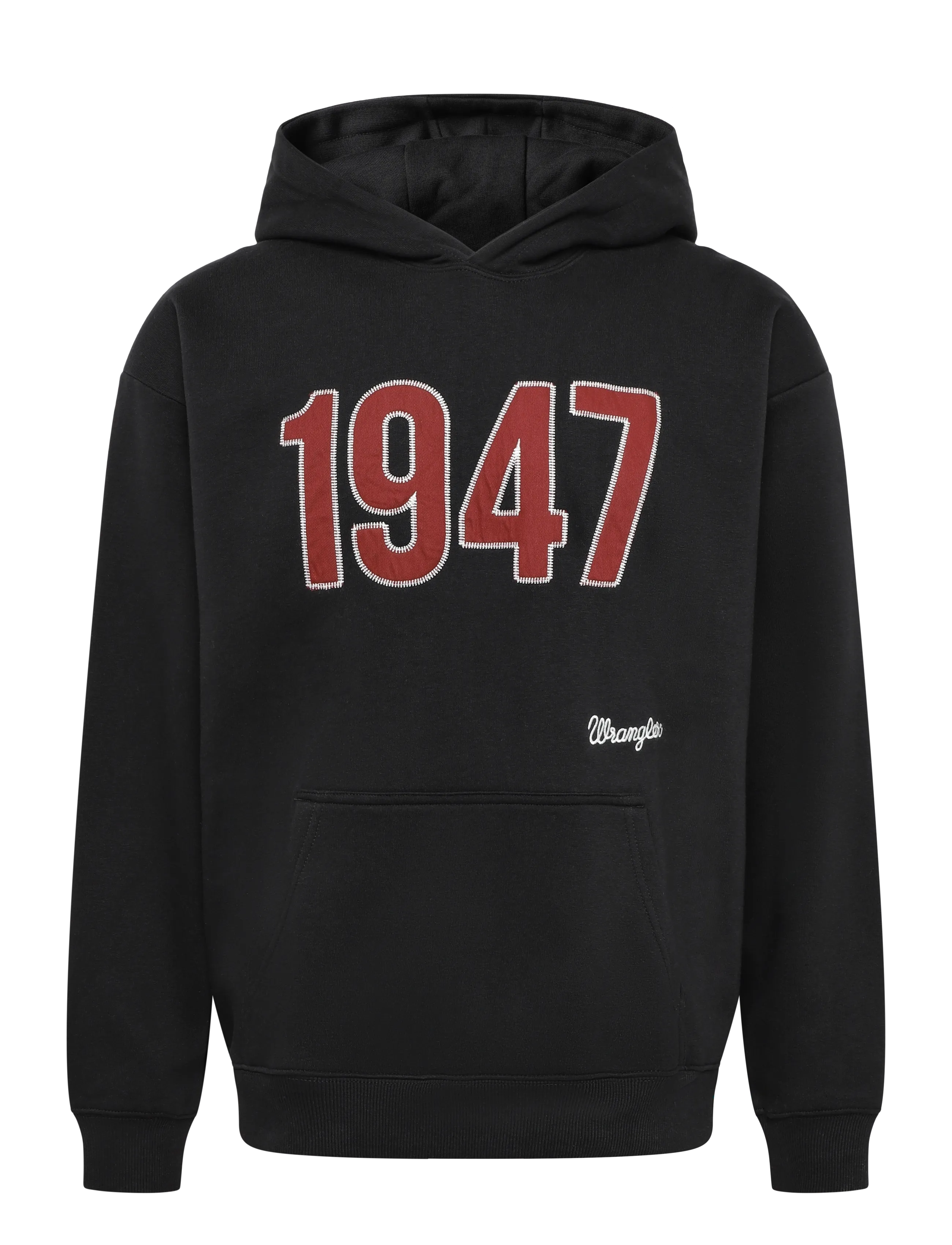Wrangler - GRAPHIC HOODIE - hættetrøjer - black beauty - 1