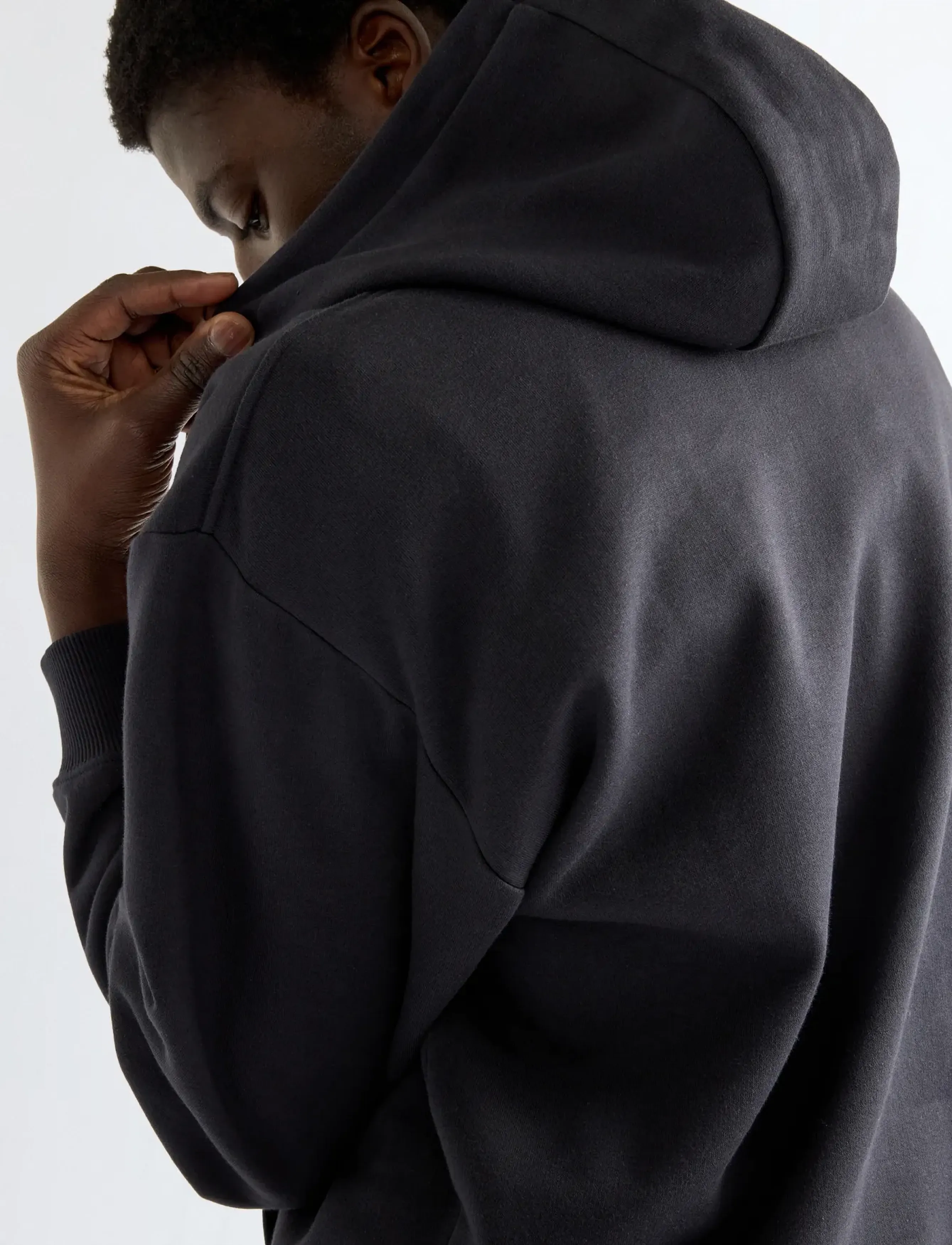 Wrangler - GRAPHIC HOODIE - hættetrøjer - black beauty - 4
