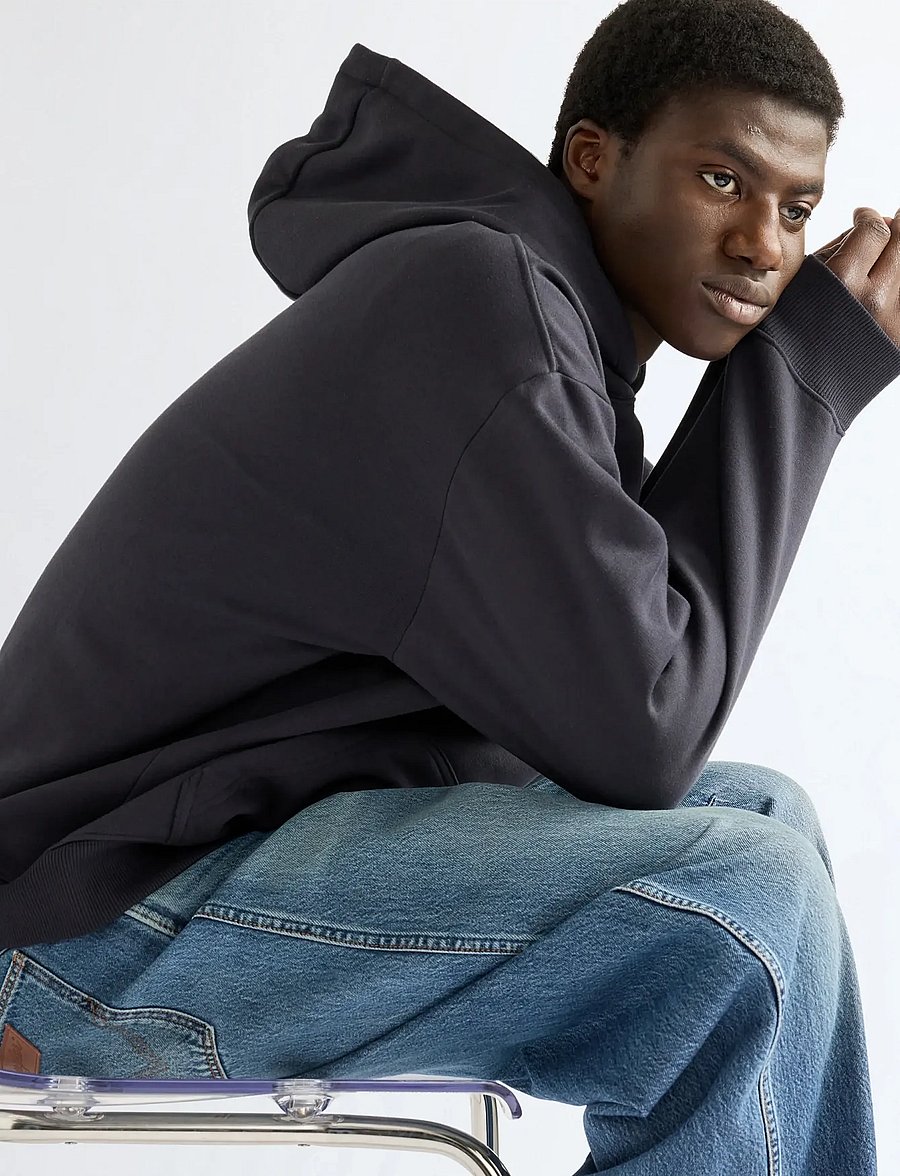 Wrangler - GRAPHIC HOODIE - hættetrøjer - black beauty - 5