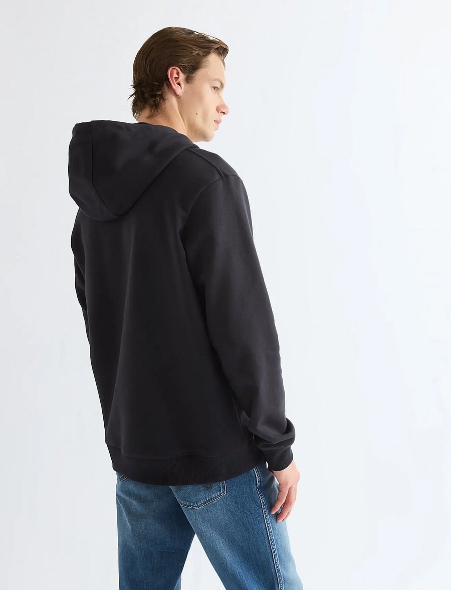 Wrangler - AMERICANA HOODIE - kapuutsiga pusad - black beauty - 4