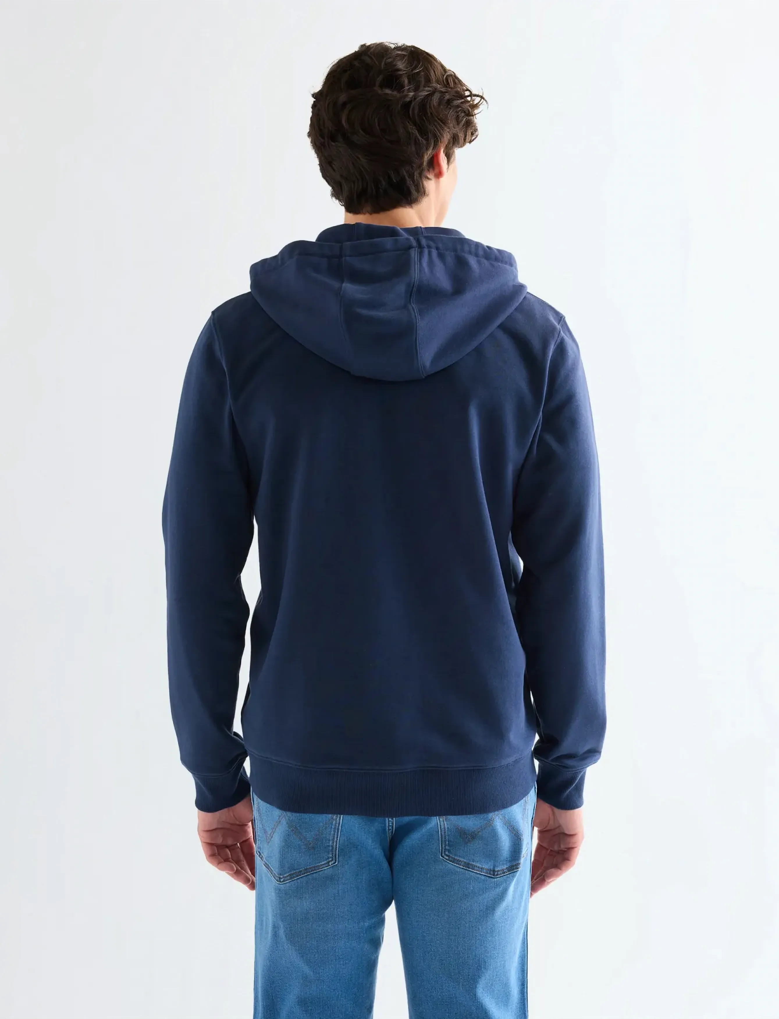 Wrangler - GRAPHIC ZIP HOODIE - dressipluusid - navy - 3