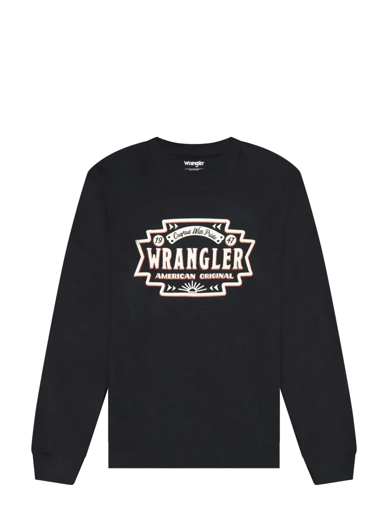 Wrangler AMERICANA CREW - Sweatshirts & hættetrøjer - BLACK / black