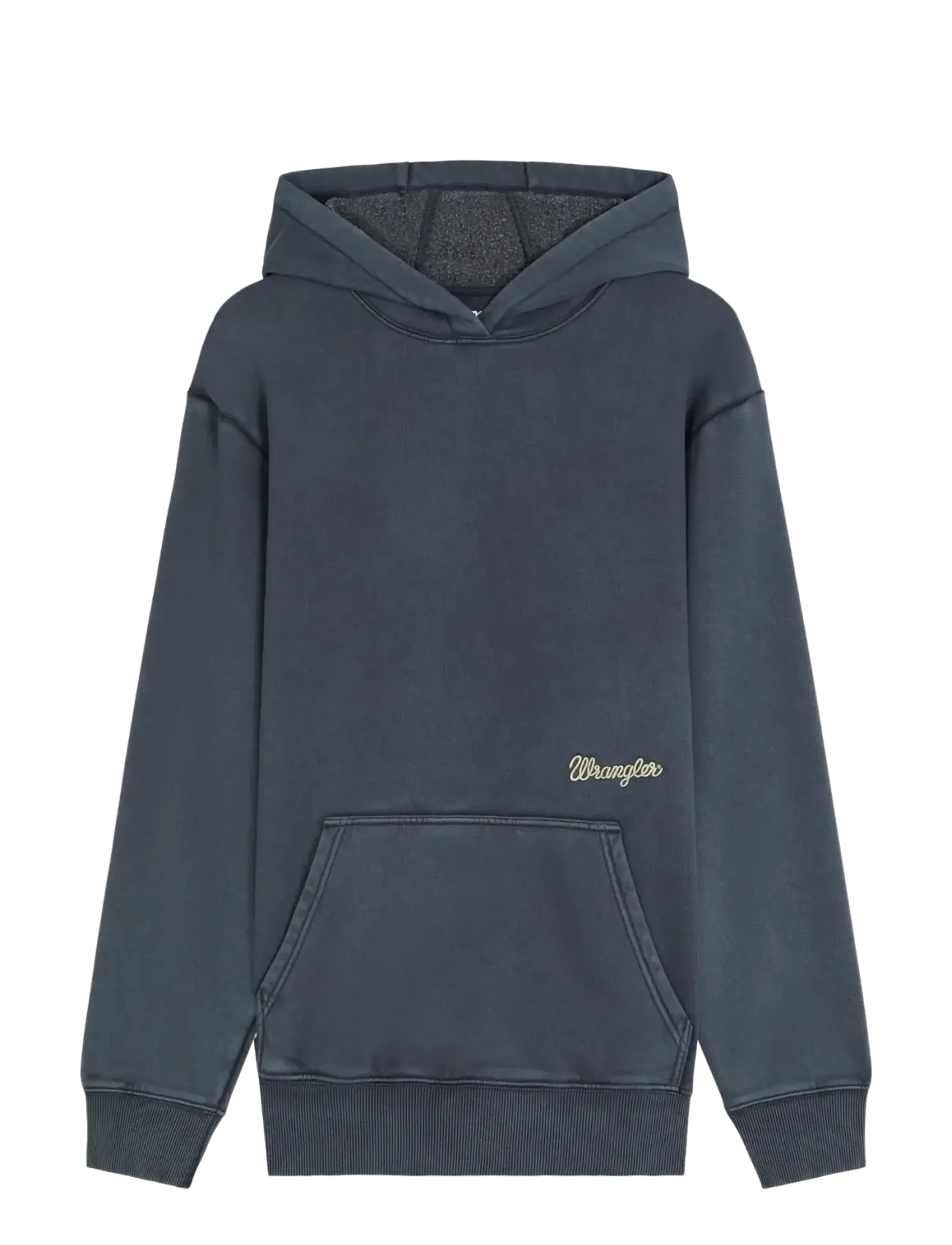 Wrangler - EMBROIDERY HOODIE - kapuutsiga pusad - dark sapphire - 1