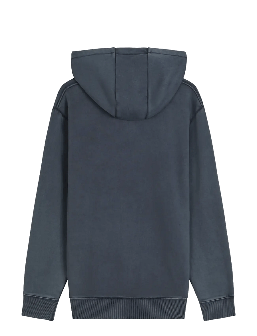 Wrangler - EMBROIDERY HOODIE - kapuutsiga pusad - dark sapphire - 2