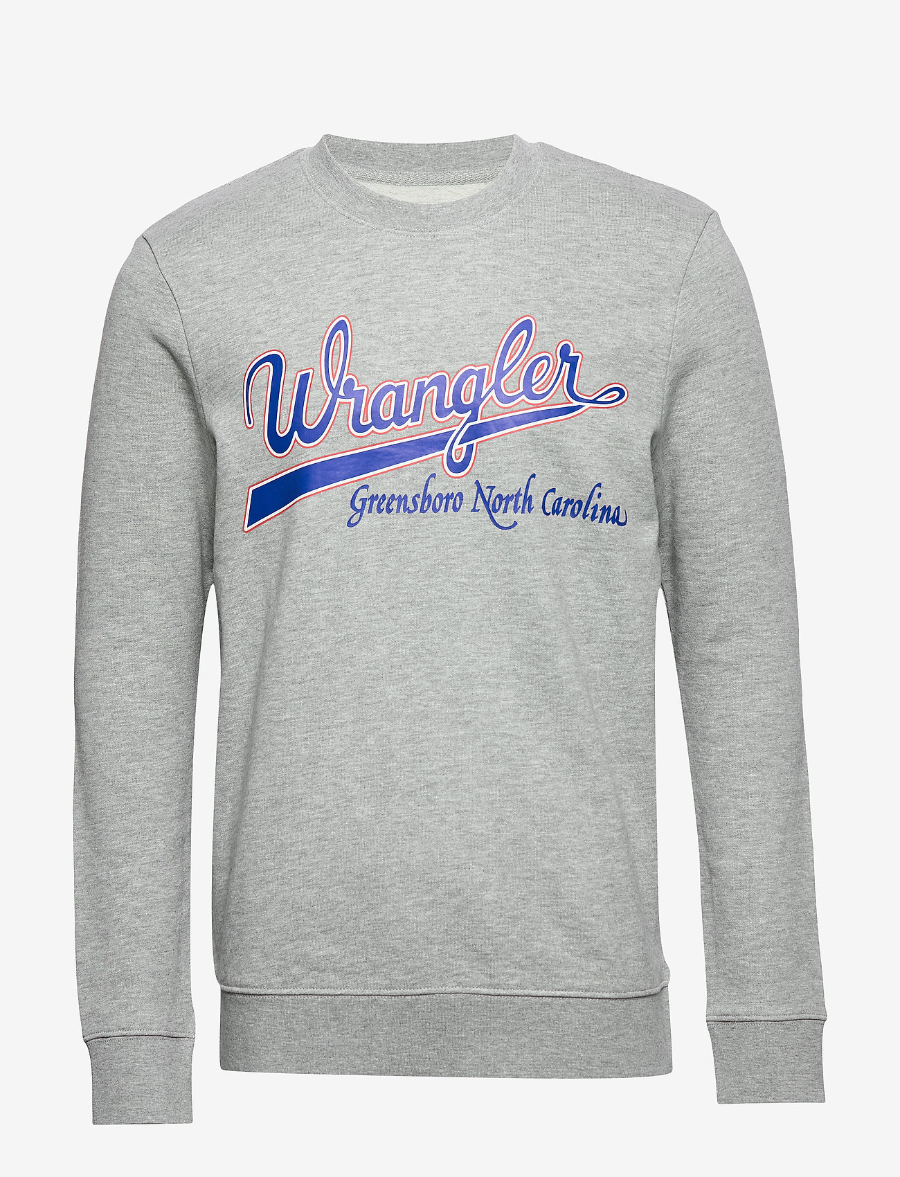 Wrangler - LOGO SWEAT MID GREY MEL - mid grey mel - 0