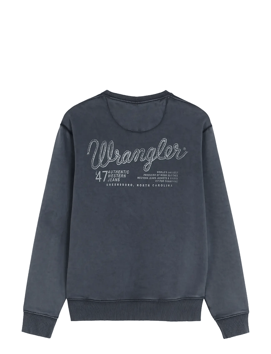 Wrangler - GRAPHIC CREW - dark sapphire - 2