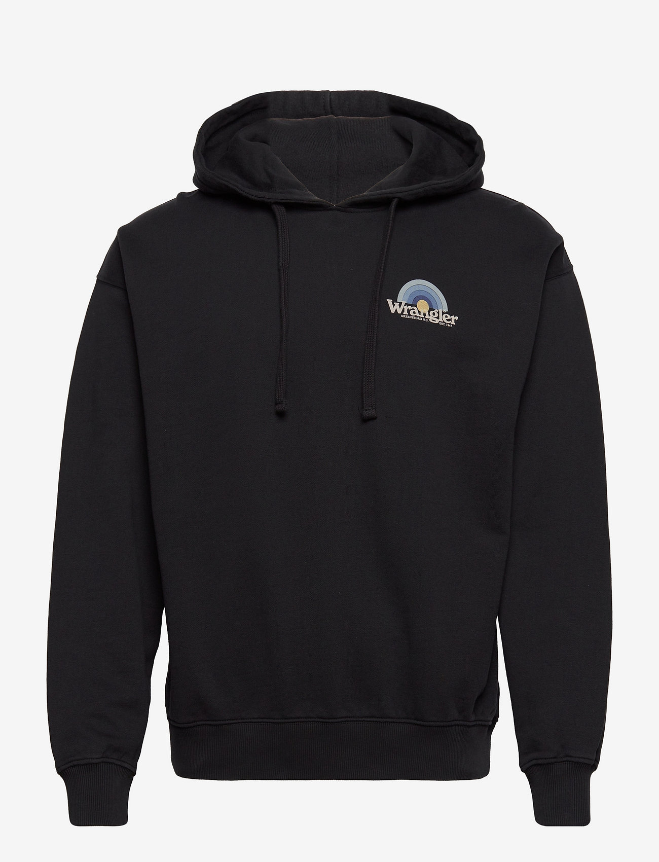 Wrangler - VINTAGE GRAPHIC HOOD - faded black - 0