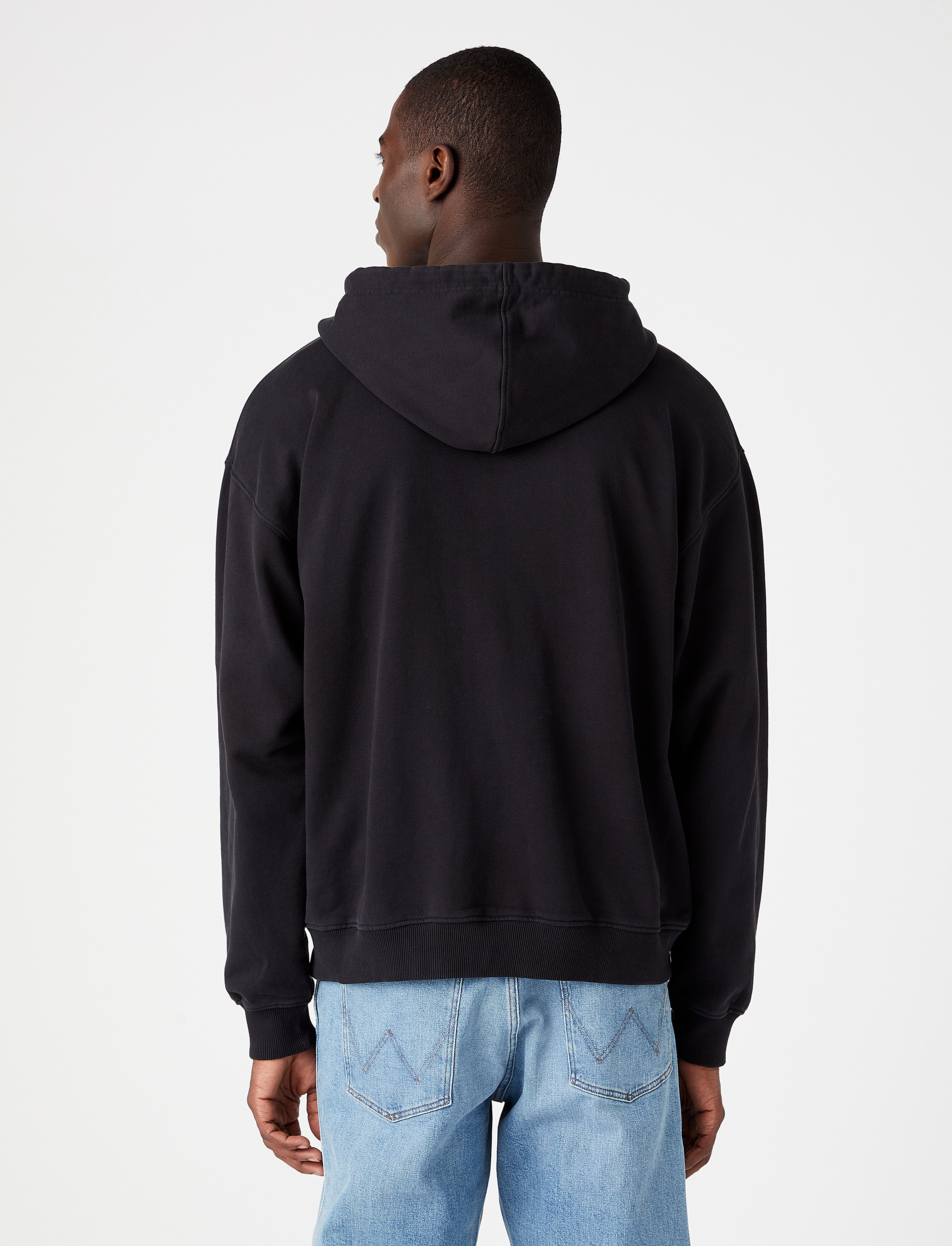 Wrangler - VINTAGE GRAPHIC HOOD - faded black - 3
