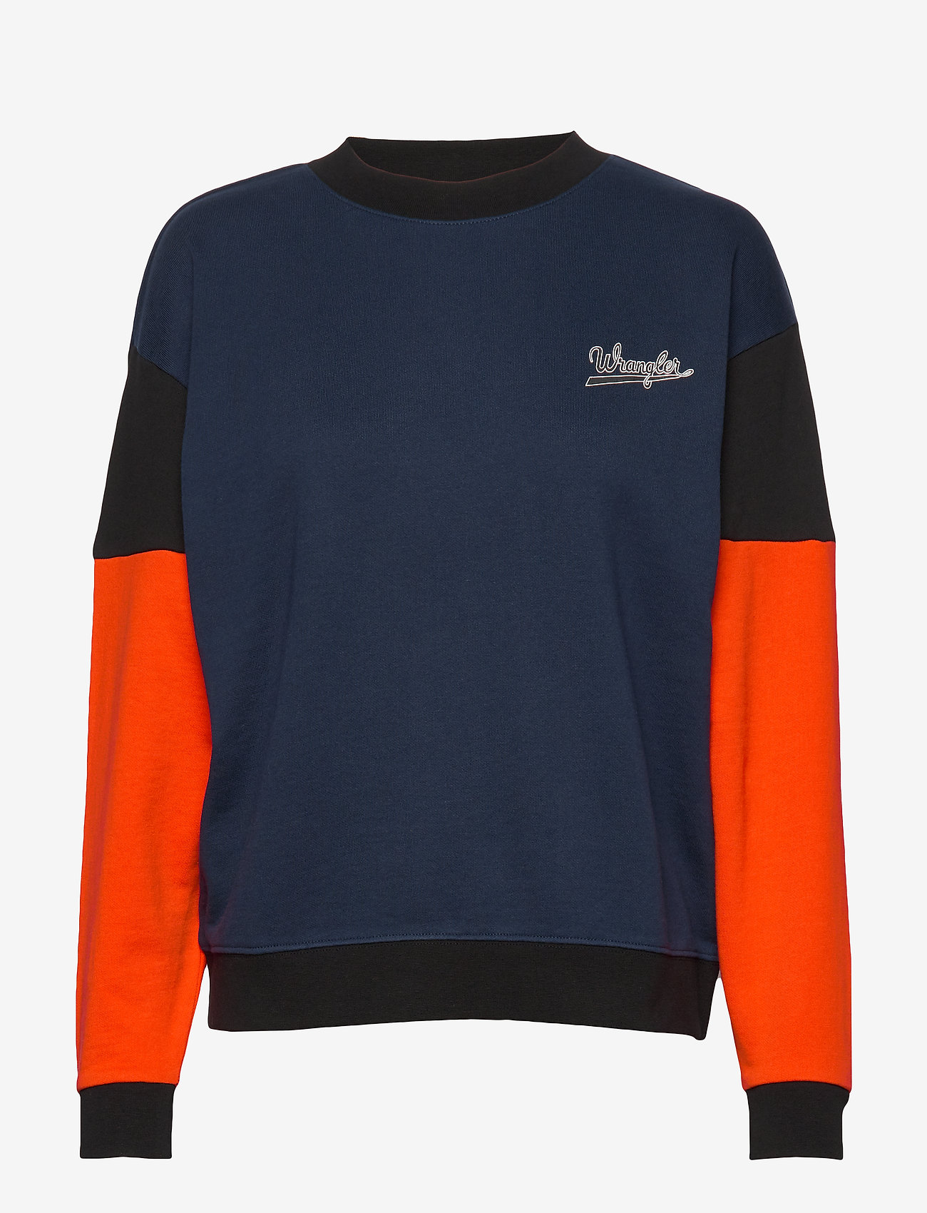 Wrangler - HIGH RIB RETRO SWEAT NAVY - navy - 0