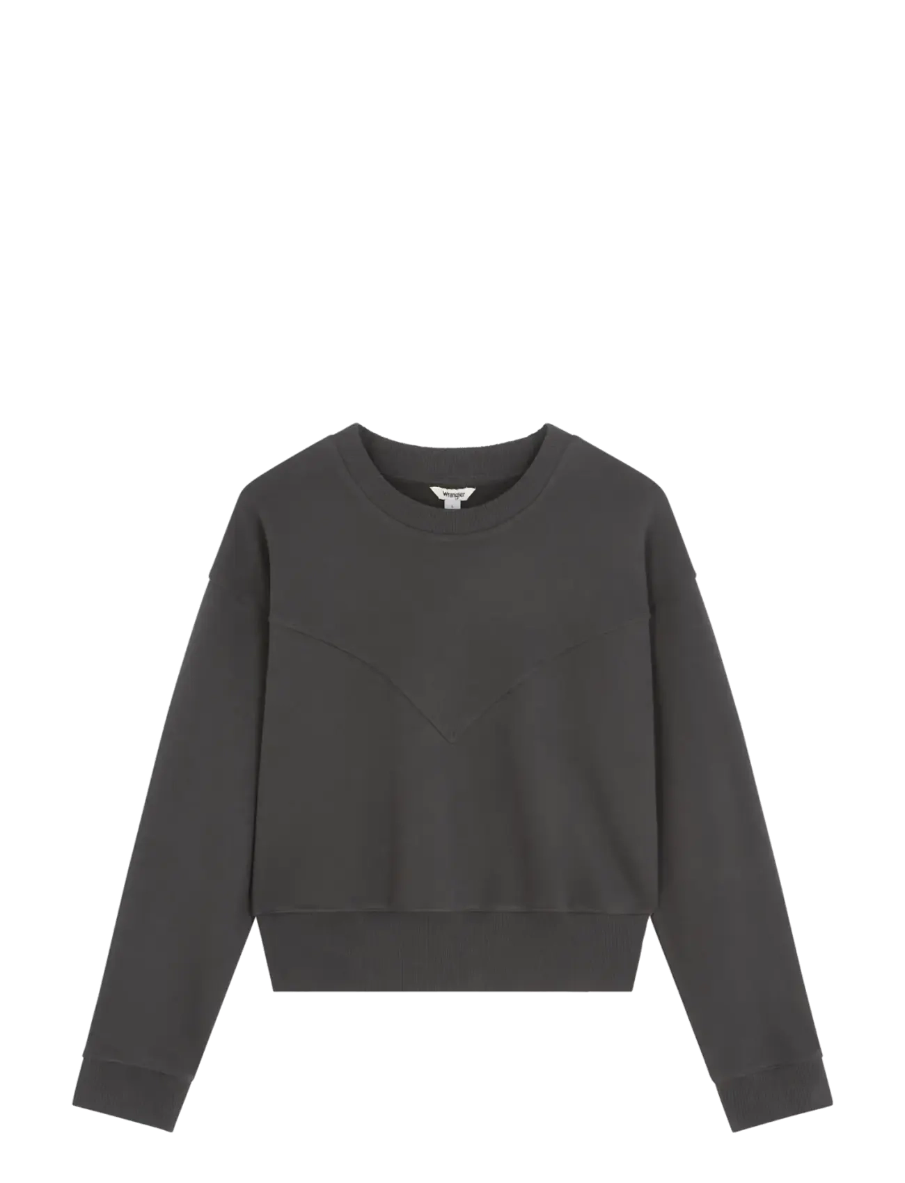 Wrangler - YOKE SWEATSHIRT - faded black - 1