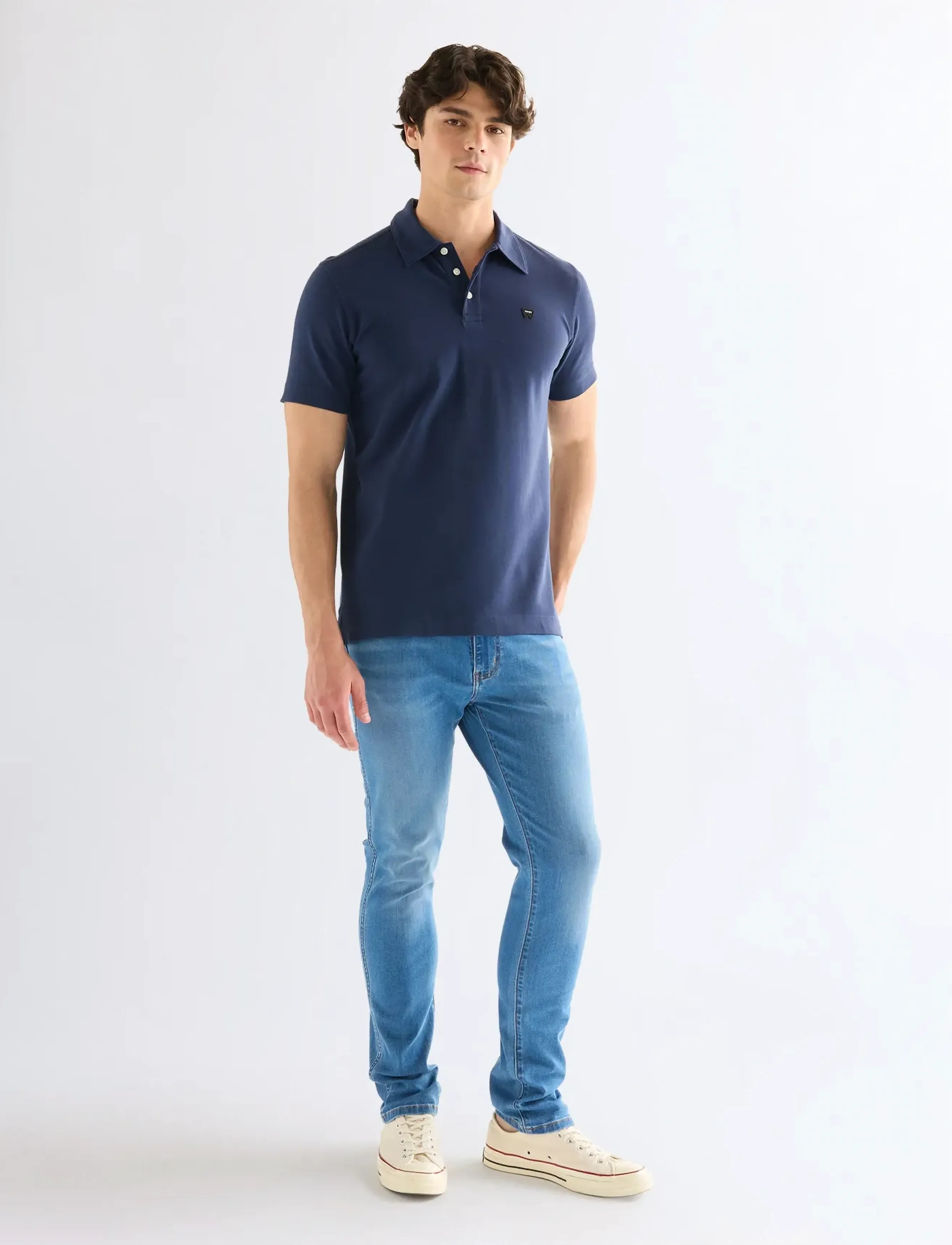 Wrangler - POLO SHIRT - short-sleeved polos - black iris - 4