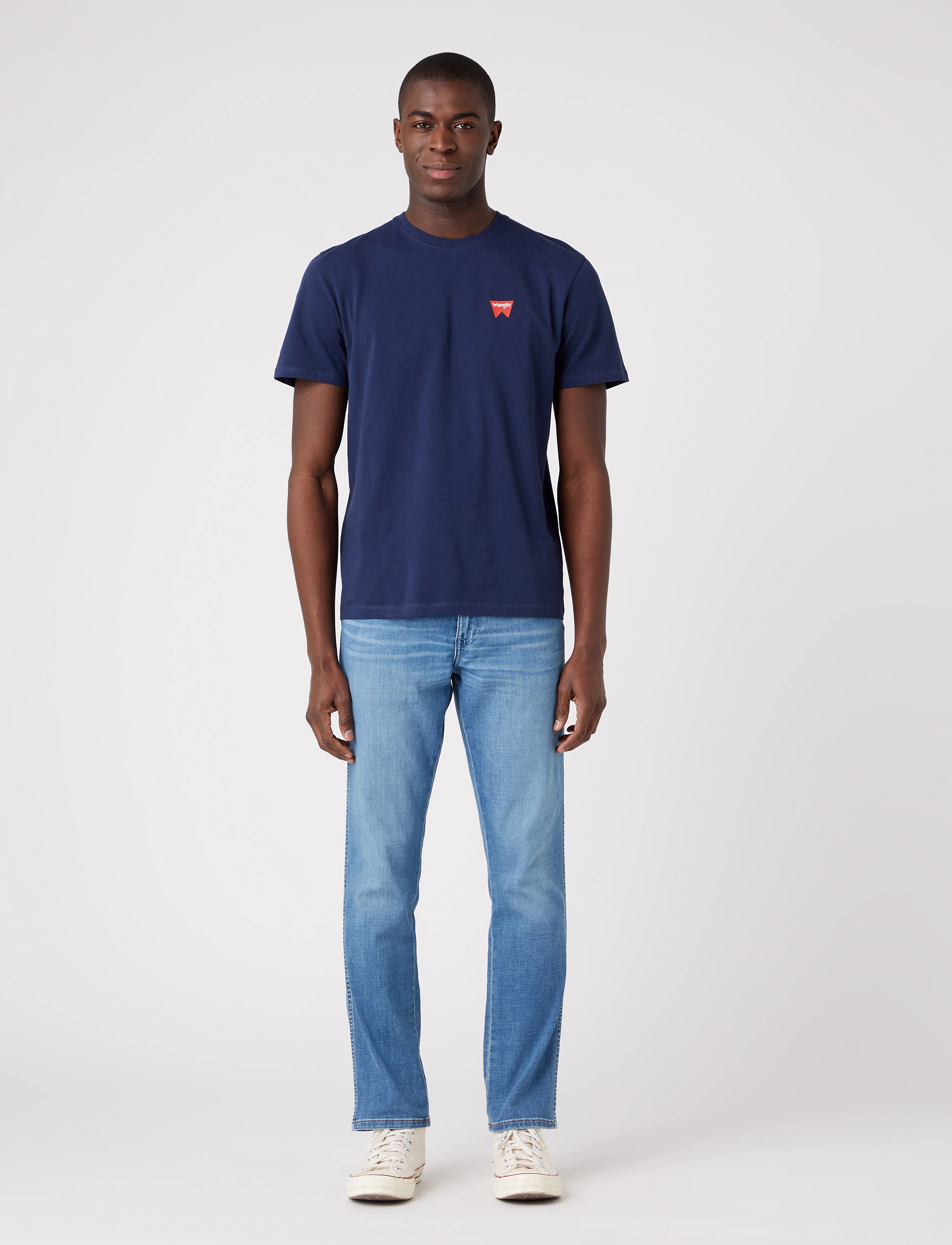 Wrangler - SIGN OFF TEE - navy - 3