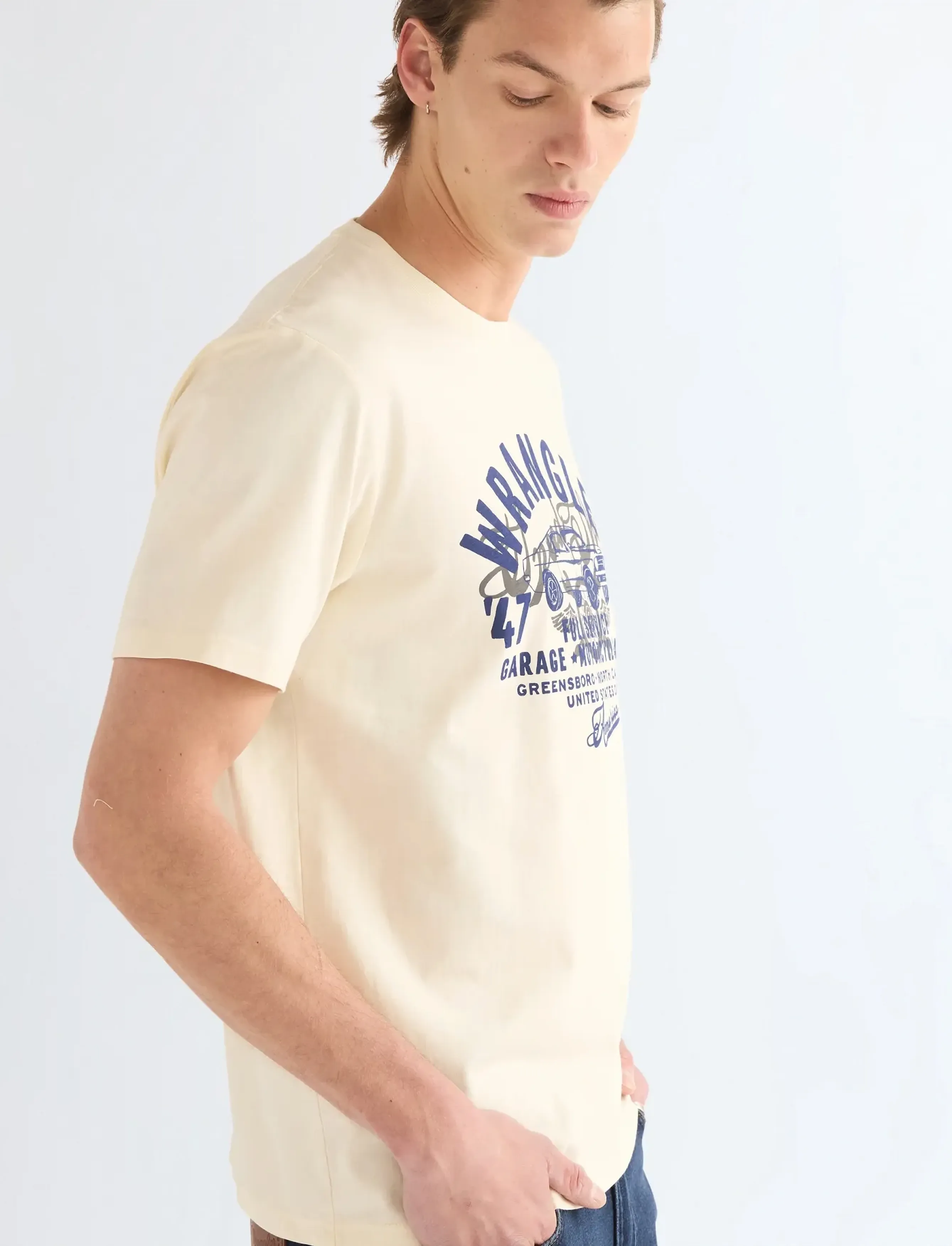 WRANGLER Americana Tee t-shirts med tryck herr – bild 5