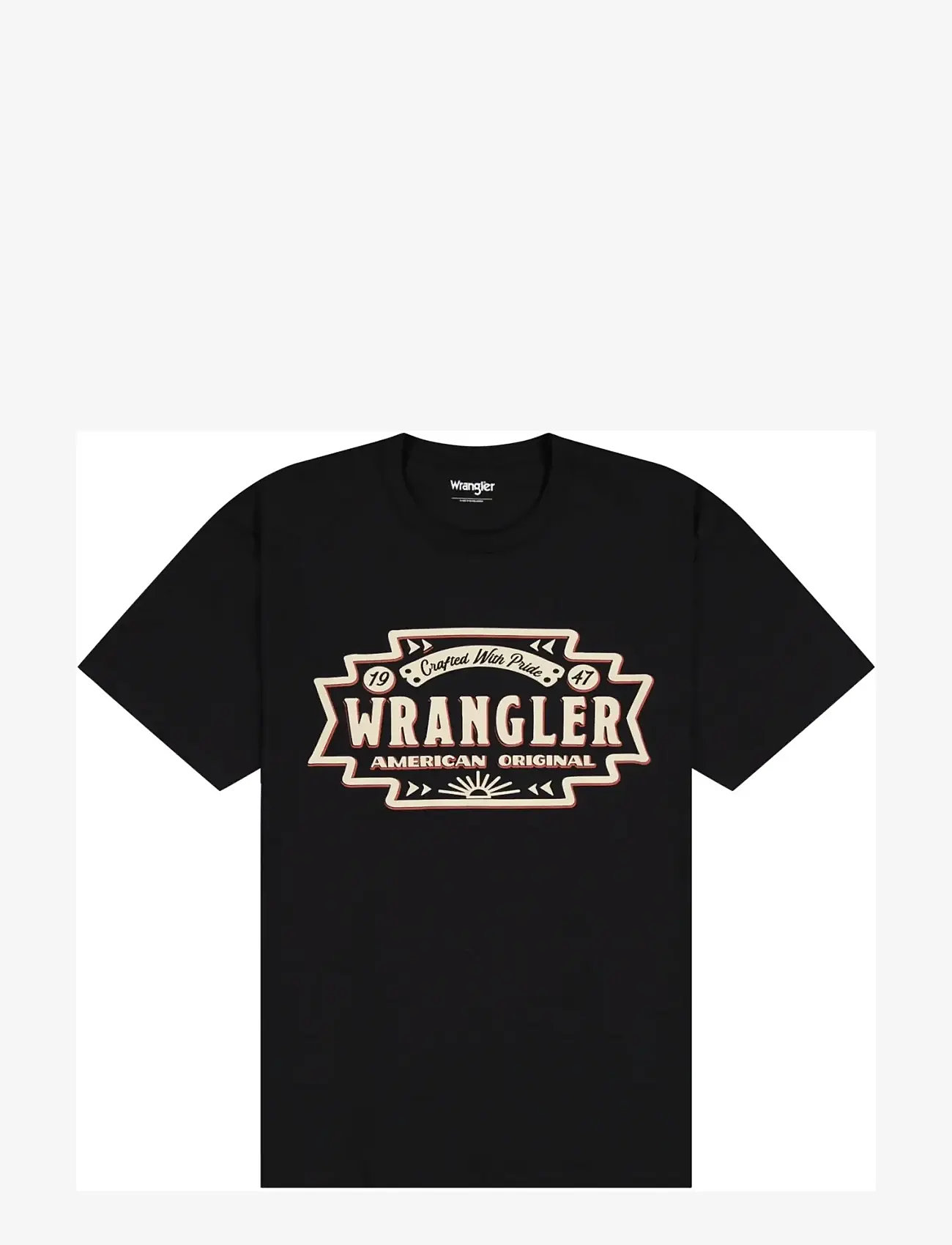 Wrangler - AMERICANA TEE - laveste priser - black - 1