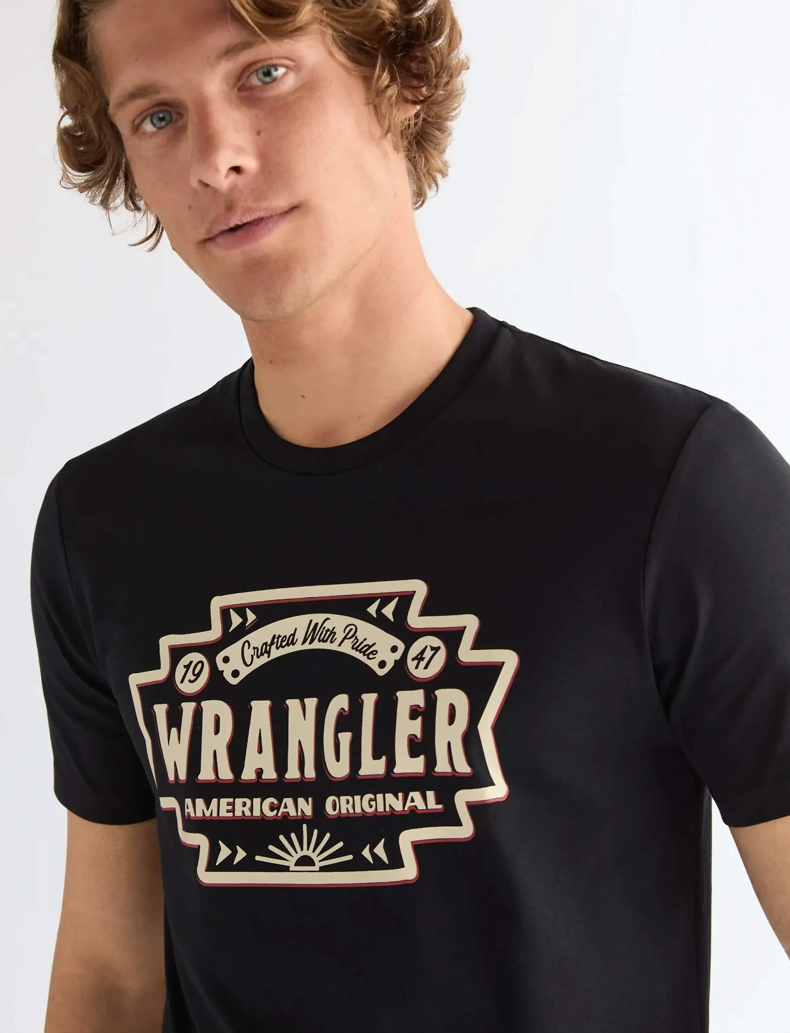 Wrangler - AMERICANA TEE - laveste priser - black - 5