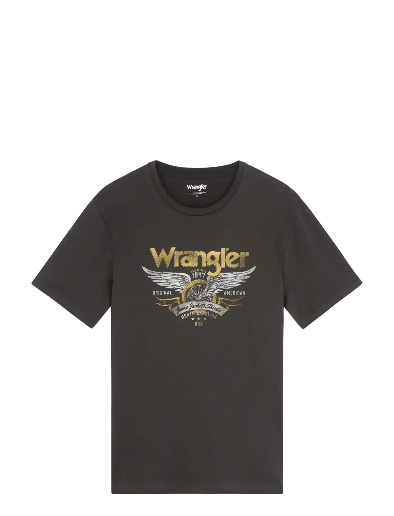 Wrangler AMERICANA TEE - Wrangler - FADED BLACK / black