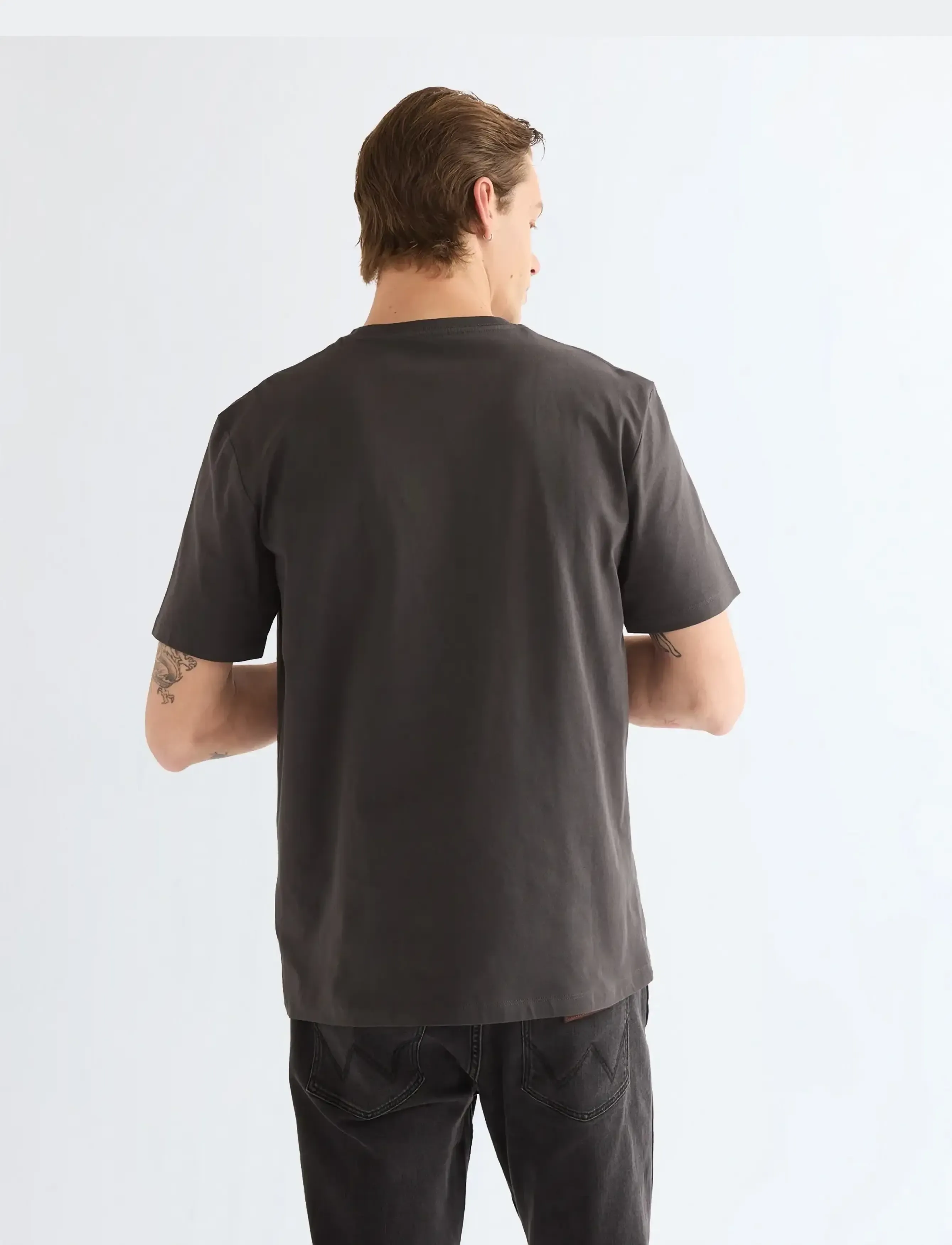 Wrangler - AMERICANA TEE - t-shirts - faded black - 4