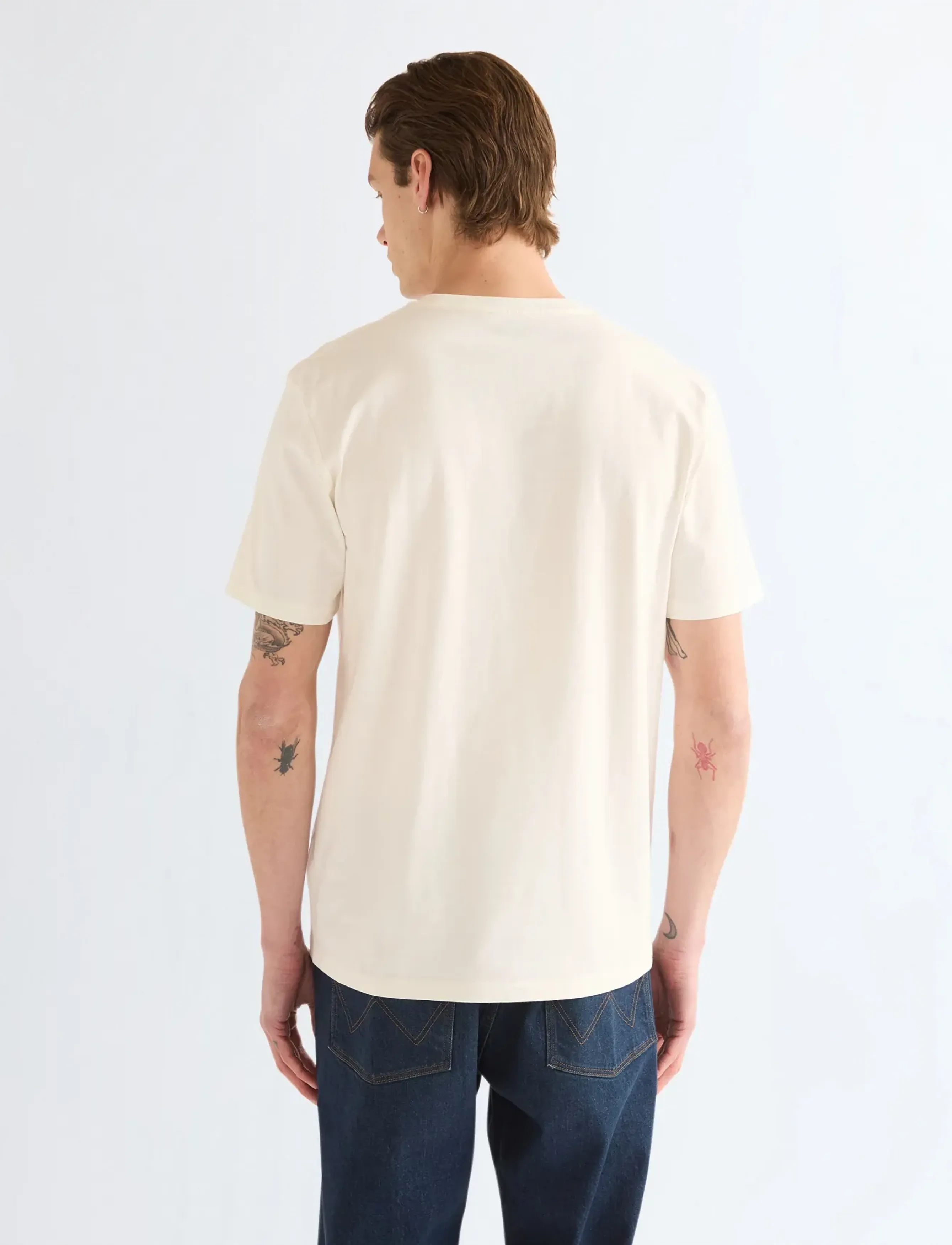 Wrangler - AMERICANA TEE - t-shirts - worn white - 4