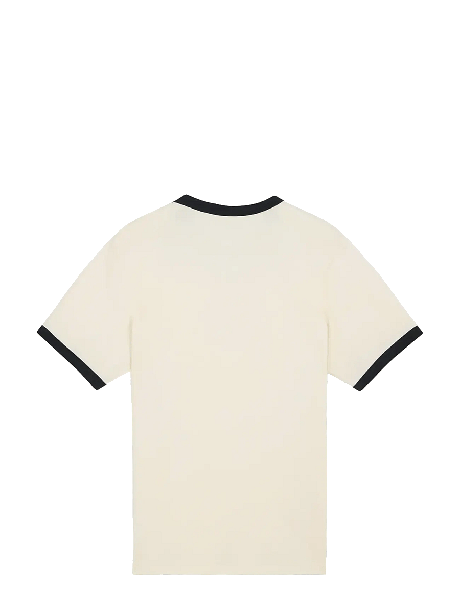 Wrangler - RINGER TEE - lühikeste varrukatega t-särgid - antique white - 2
