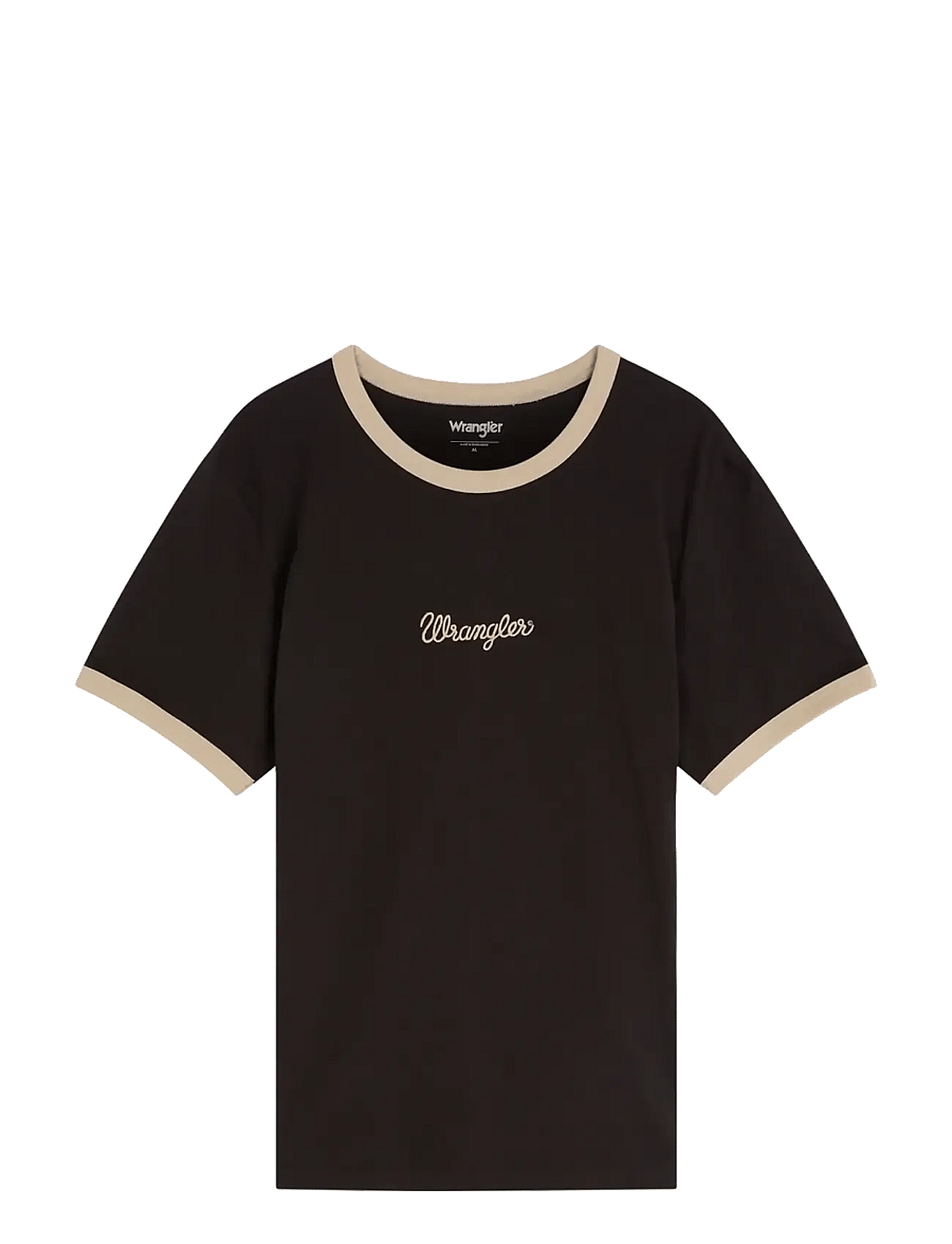 Wrangler - RINGER TEE - lühikeste varrukatega t-särgid - chocolate torte - 1