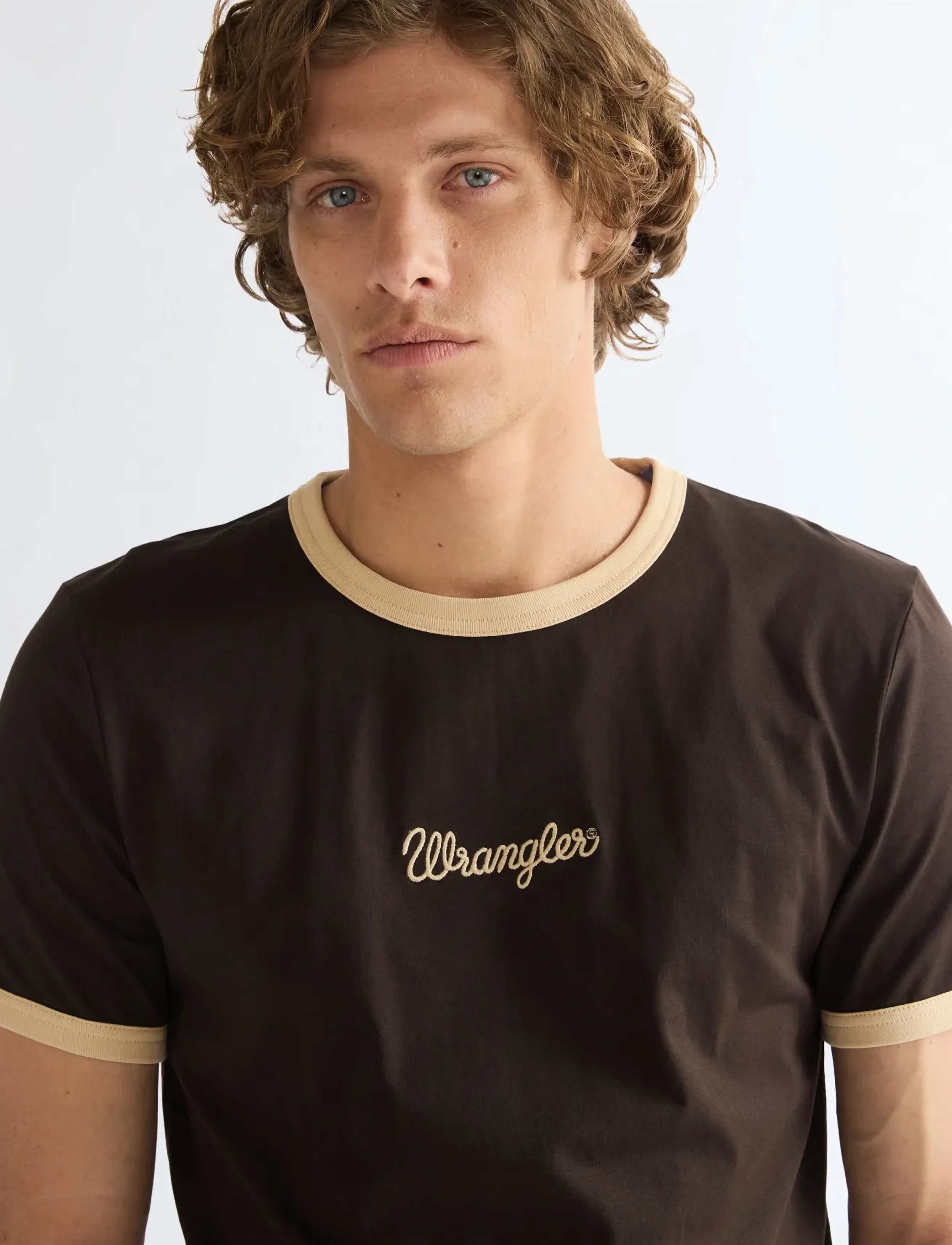 WRANGLER Ringer Tee t-shirts - bas herr – bild 5