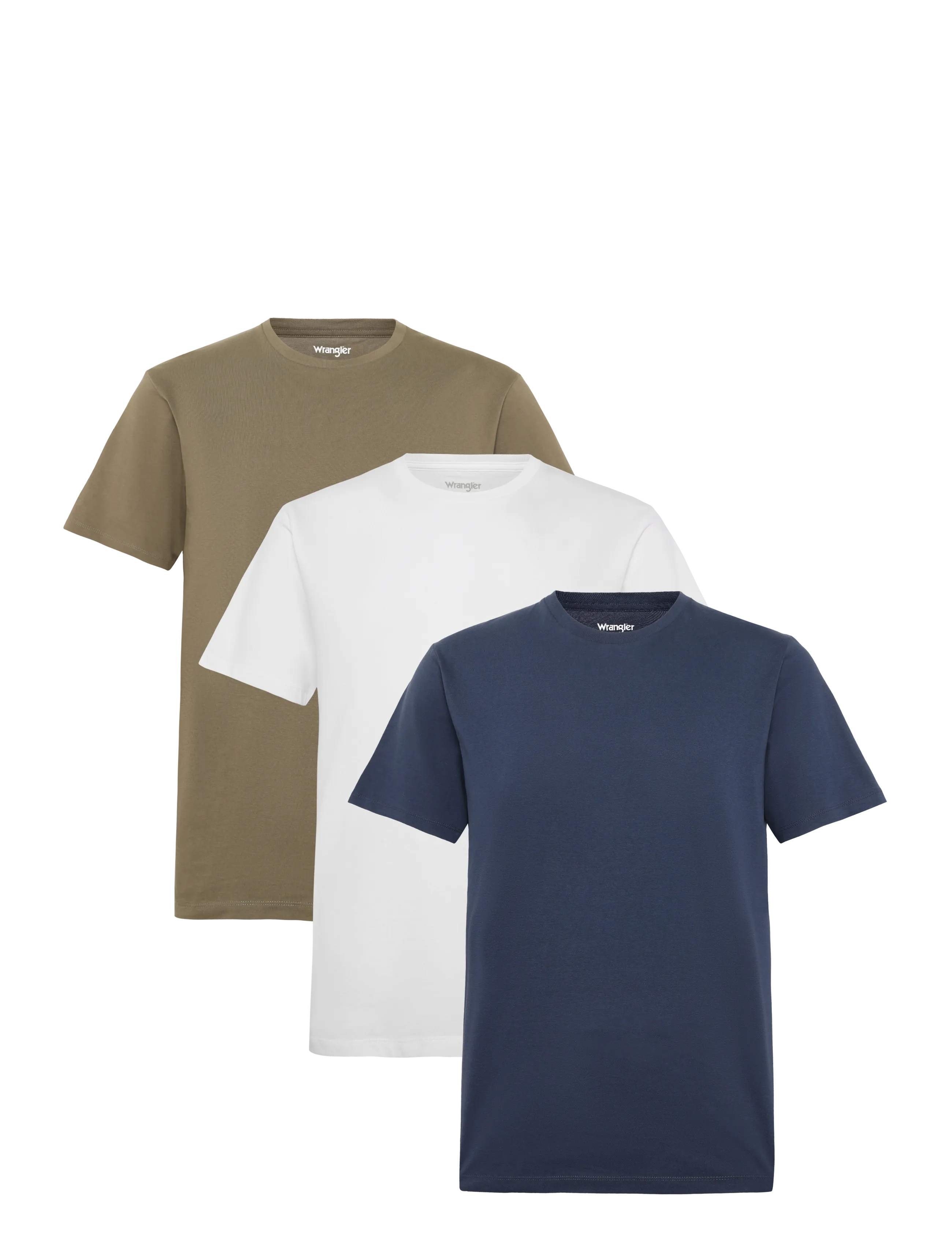 WRANGLER 3 Pack Tee Weiß - M - Herren