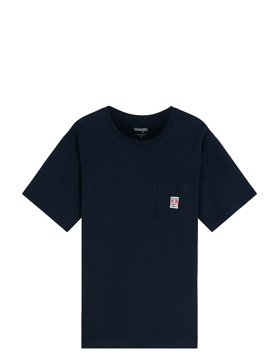 Wrangler - POCKET TEE - kortærmede t-shirts - dark sapphire - 1