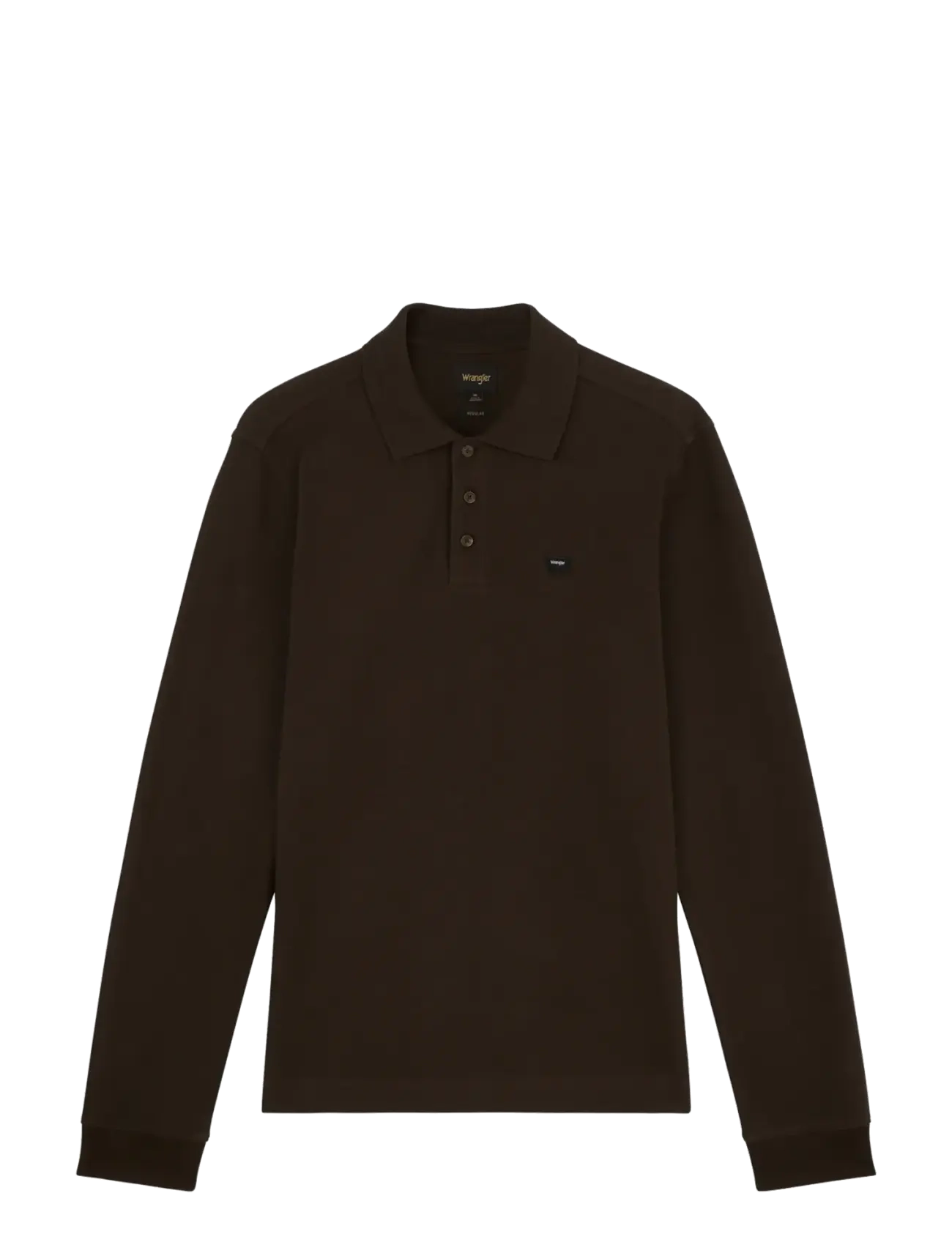 Wrangler - LS POLO SHIRT - pikkade varrukatega polod - chocolate torte - 1