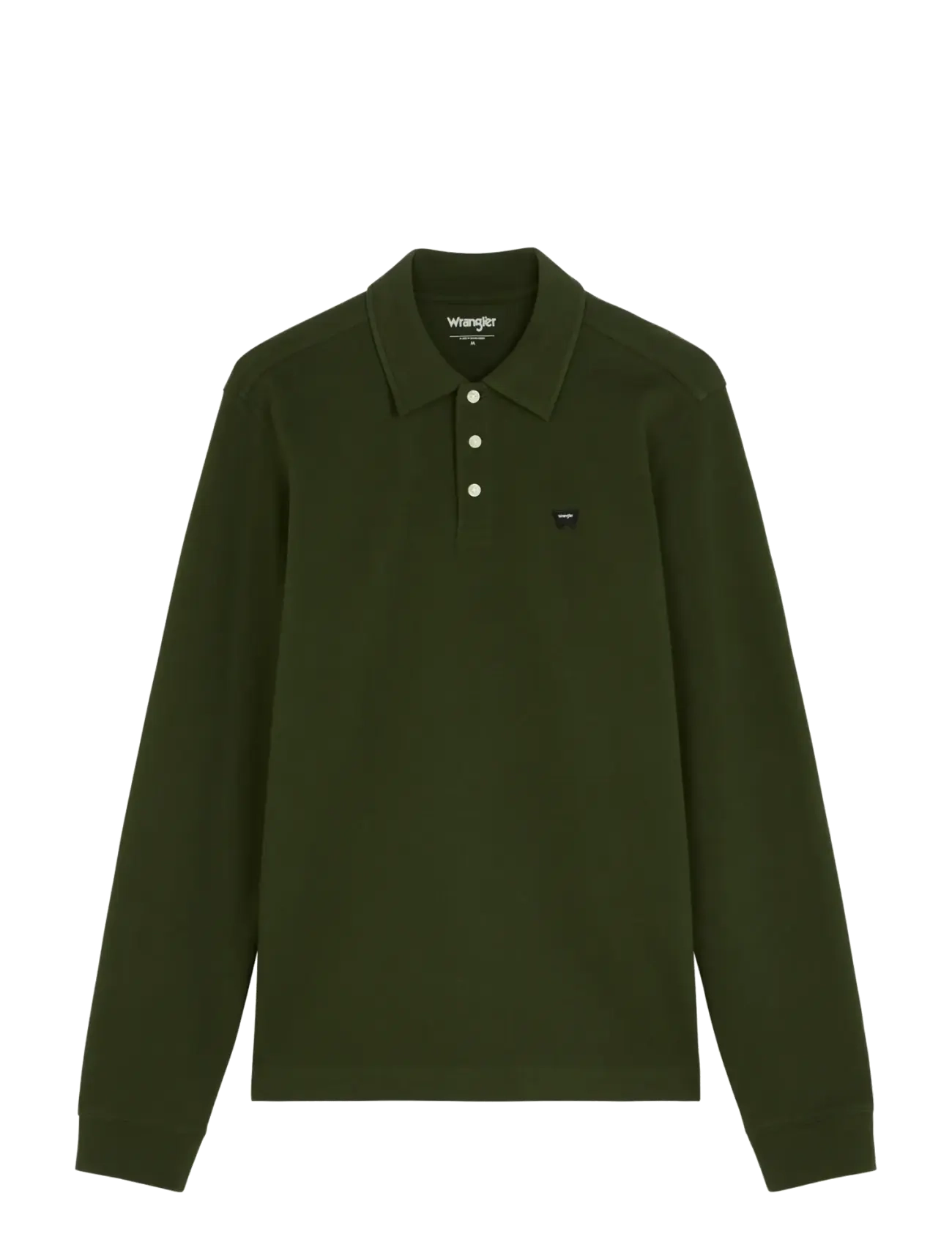 Wrangler LS POLO SHIRT - Wrangler - KOMBU GREEN / khaki/green