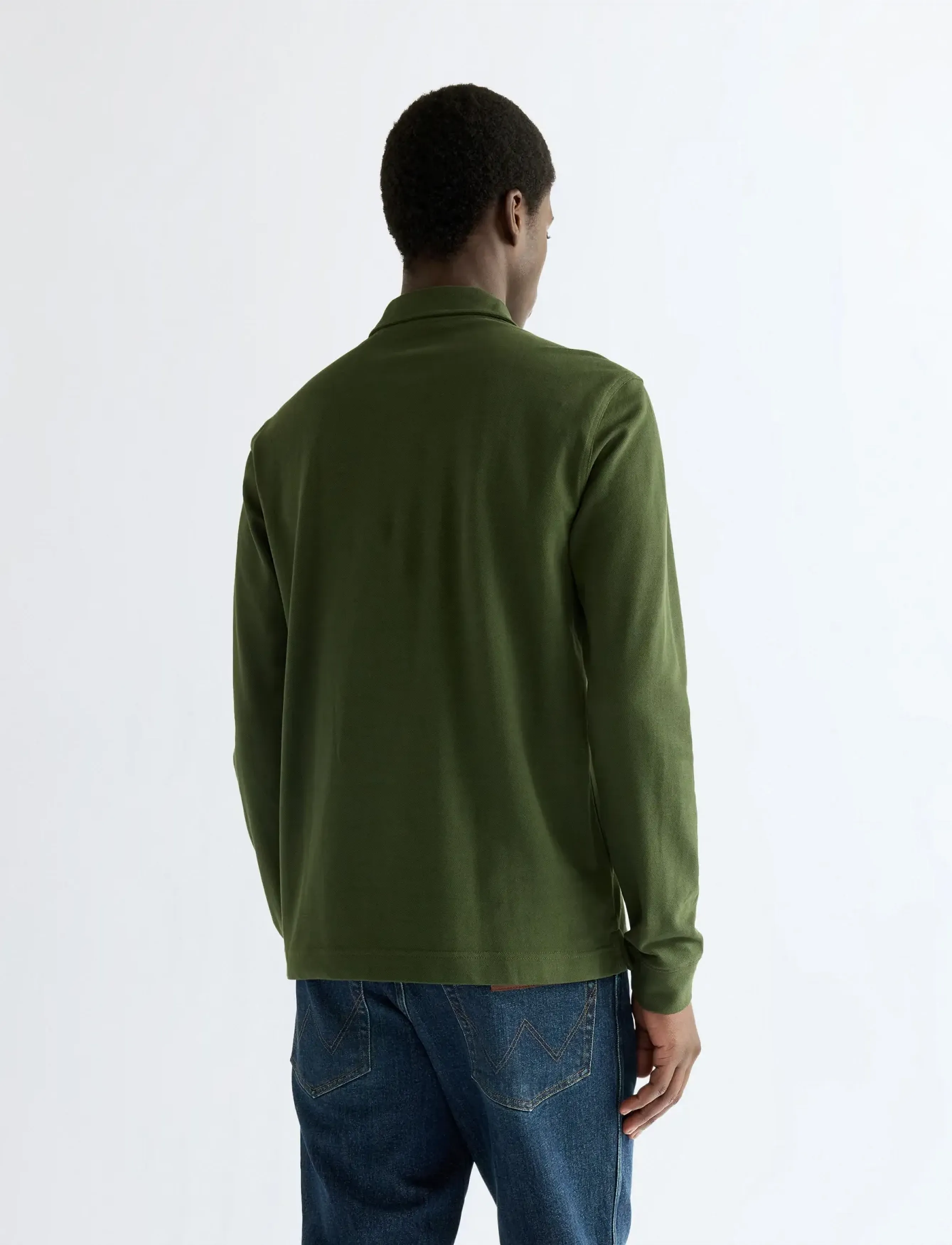 Wrangler - LS POLO SHIRT - madalaimad hinnad - kombu green - 3