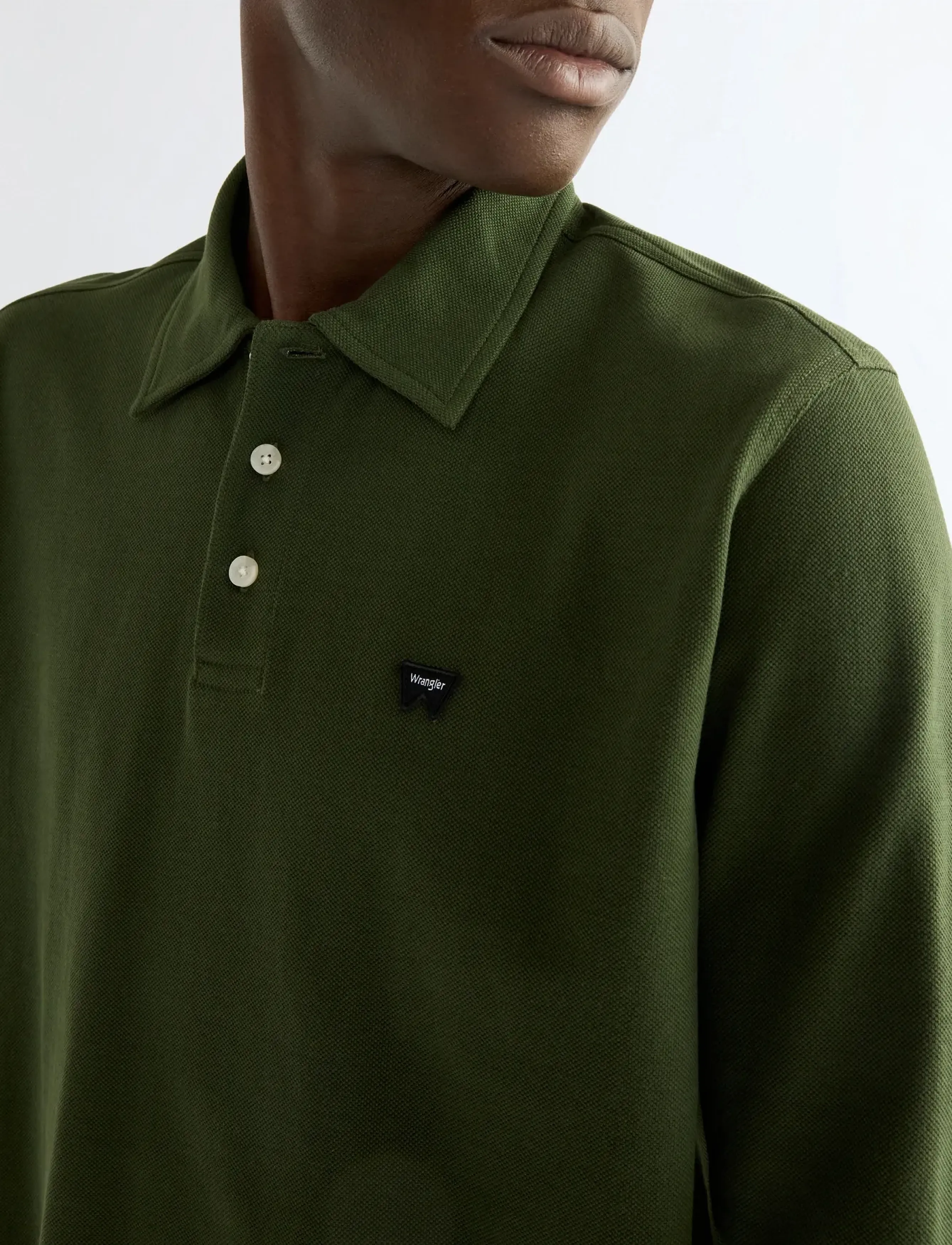 Wrangler - LS POLO SHIRT - madalaimad hinnad - kombu green - 5