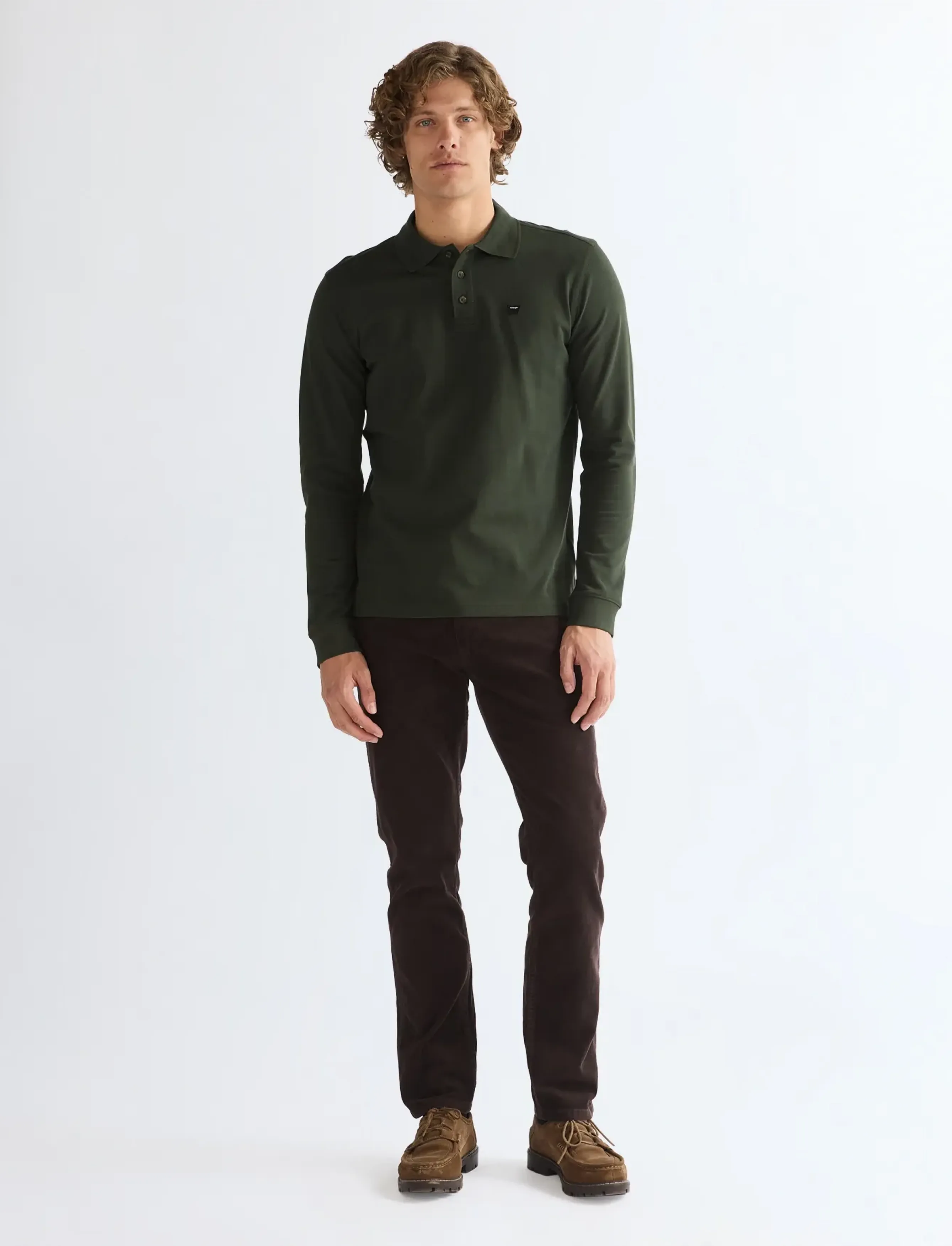 Wrangler - LS POLO SHIRT - rosin - 3
