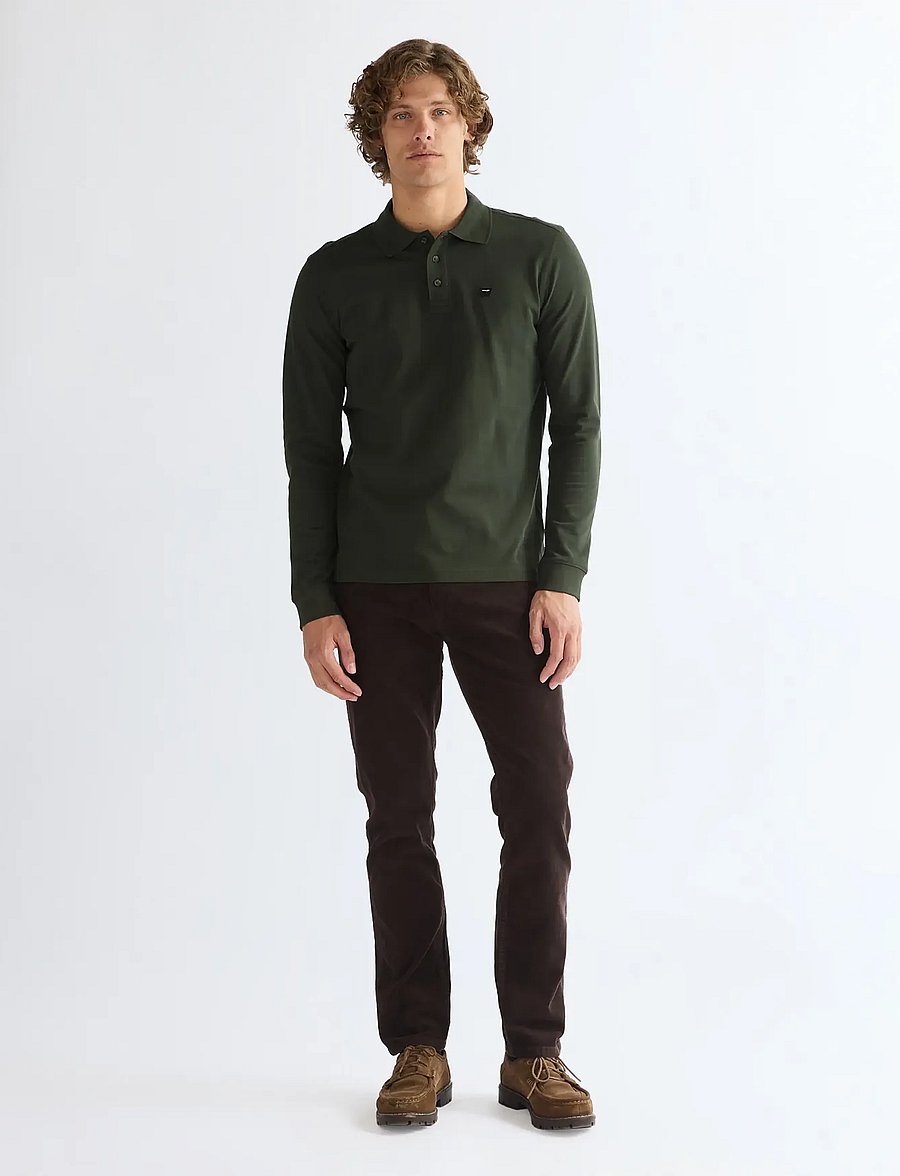 Wrangler - LS POLO SHIRT - poloer i strik med lange ærmer - rosin - 3