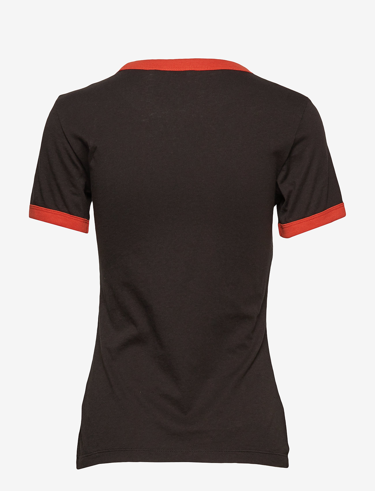 Wrangler - RINGER TEE - faded black - 1