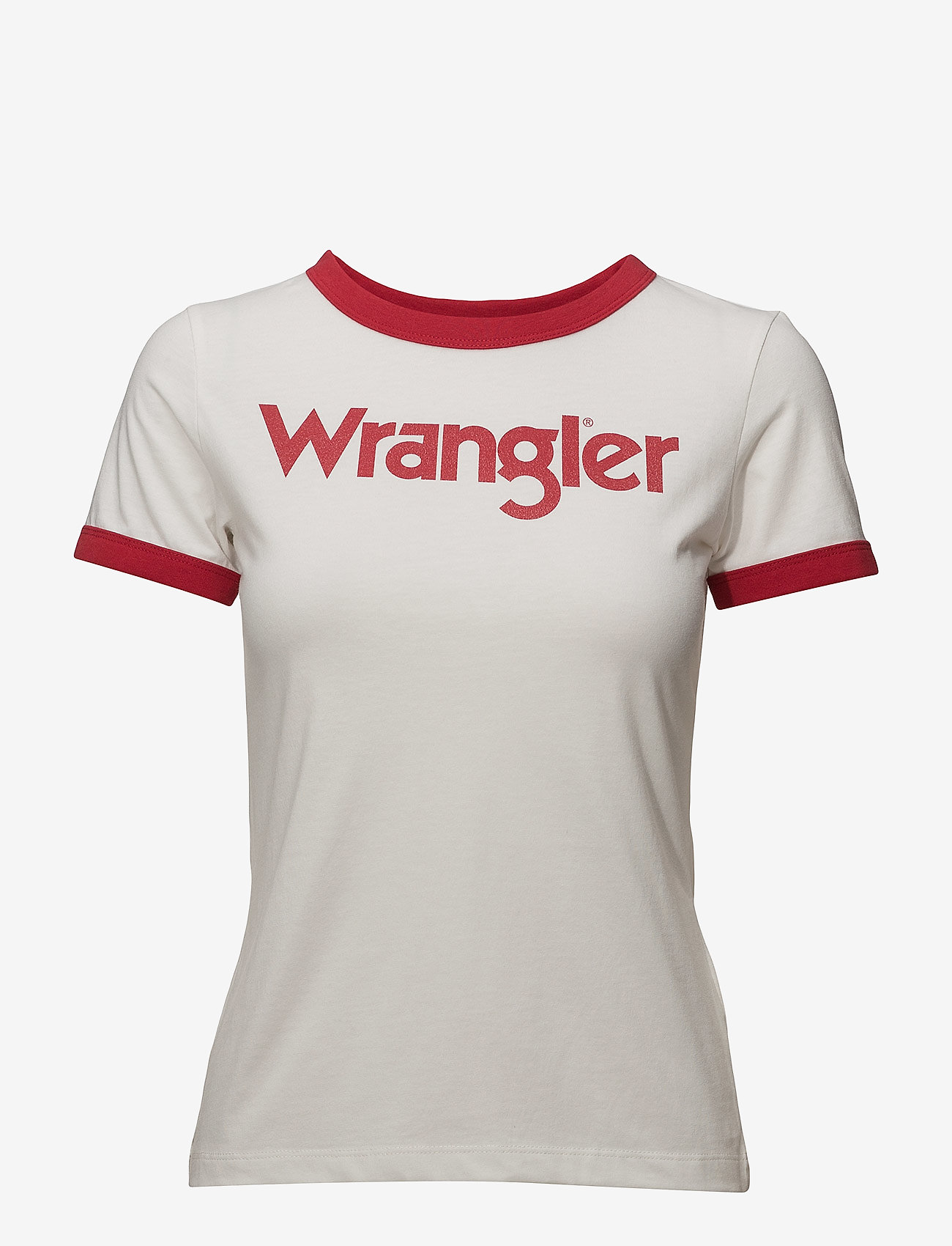 Wrangler - RINGER TEE - offwhite - 0