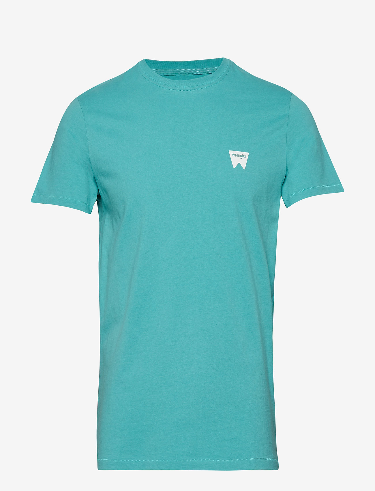 Wrangler - SS SIGN OFF TEE - lagoon - 0