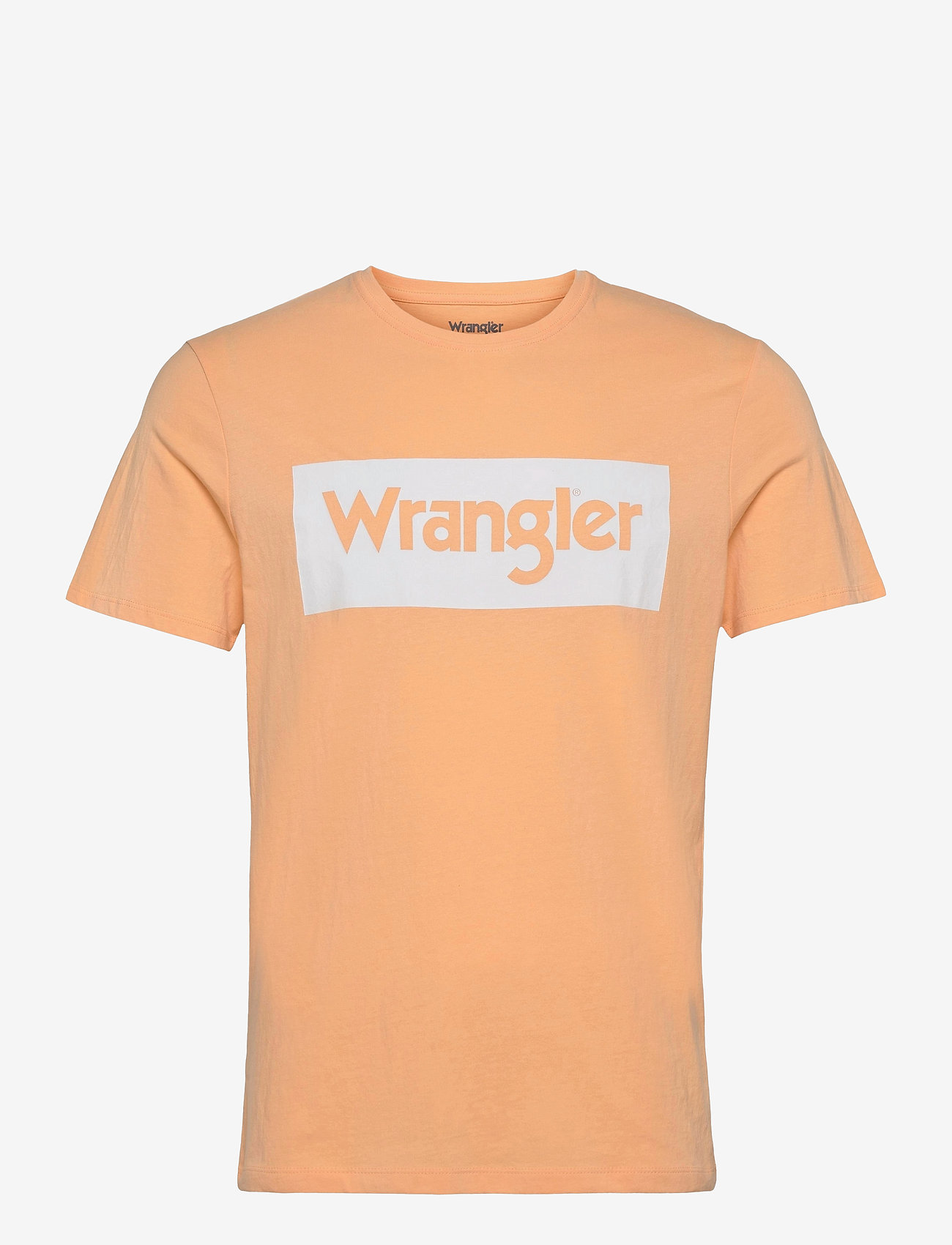 Wrangler - SS LOGO TEE - lovely mango - 0